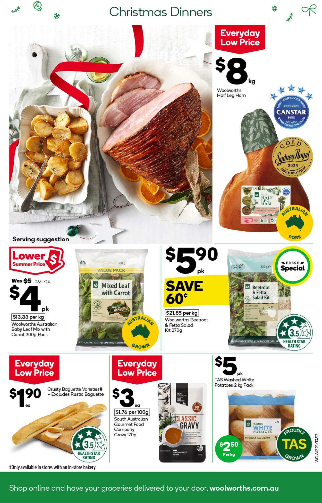 Catalogue Woolworths 18.12.2024 - 24.12.2024