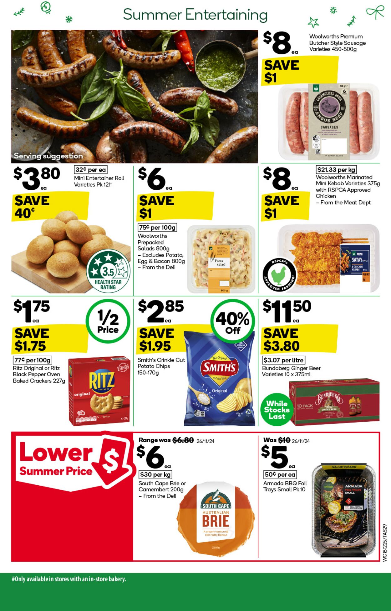 Catalogue Woolworths 18.12.2024 - 24.12.2024