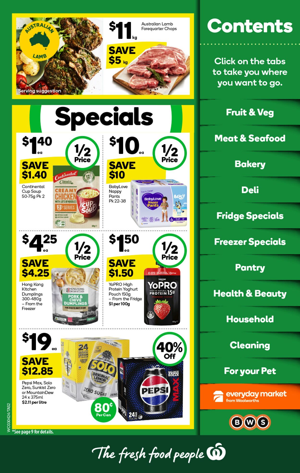 Catalogue Woolworths 03.04.2024 - 09.04.2024