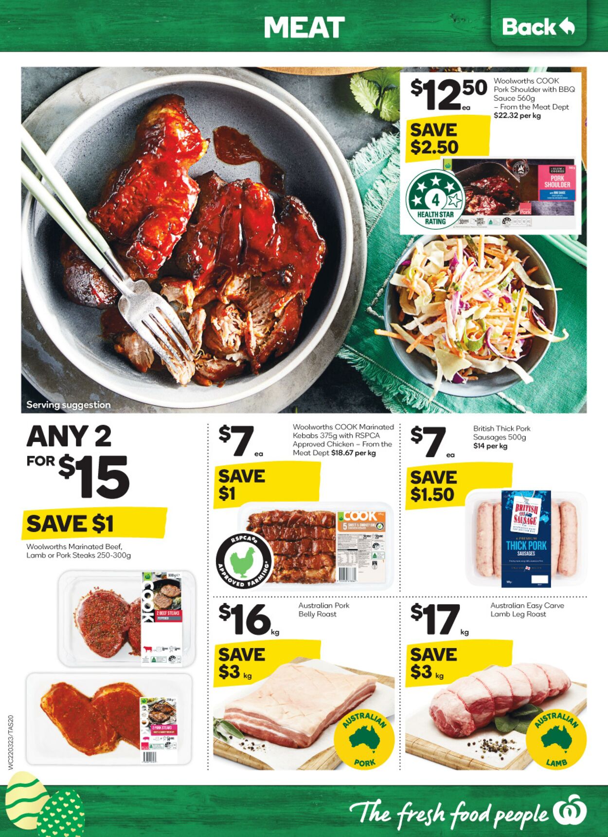 Catalogue Woolworths 22.03.2023 - 28.03.2023