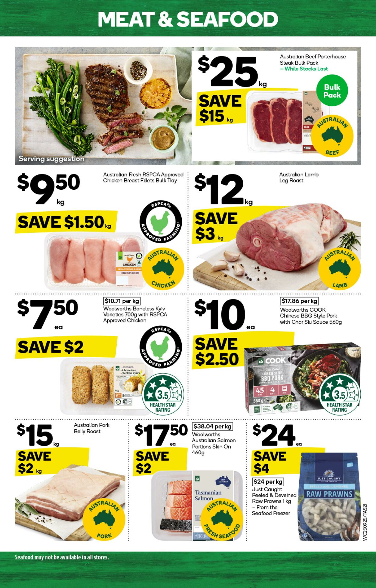 Catalogue Woolworths 25.09.2024 - 01.10.2024