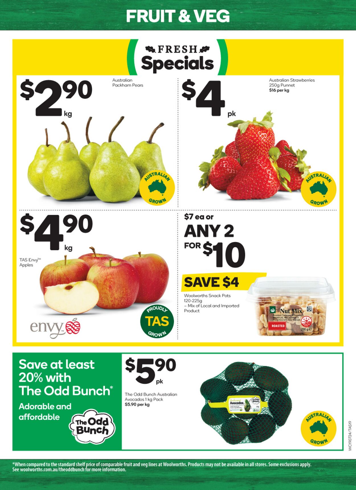 Catalogue Woolworths 19.07.2023 - 25.07.2023