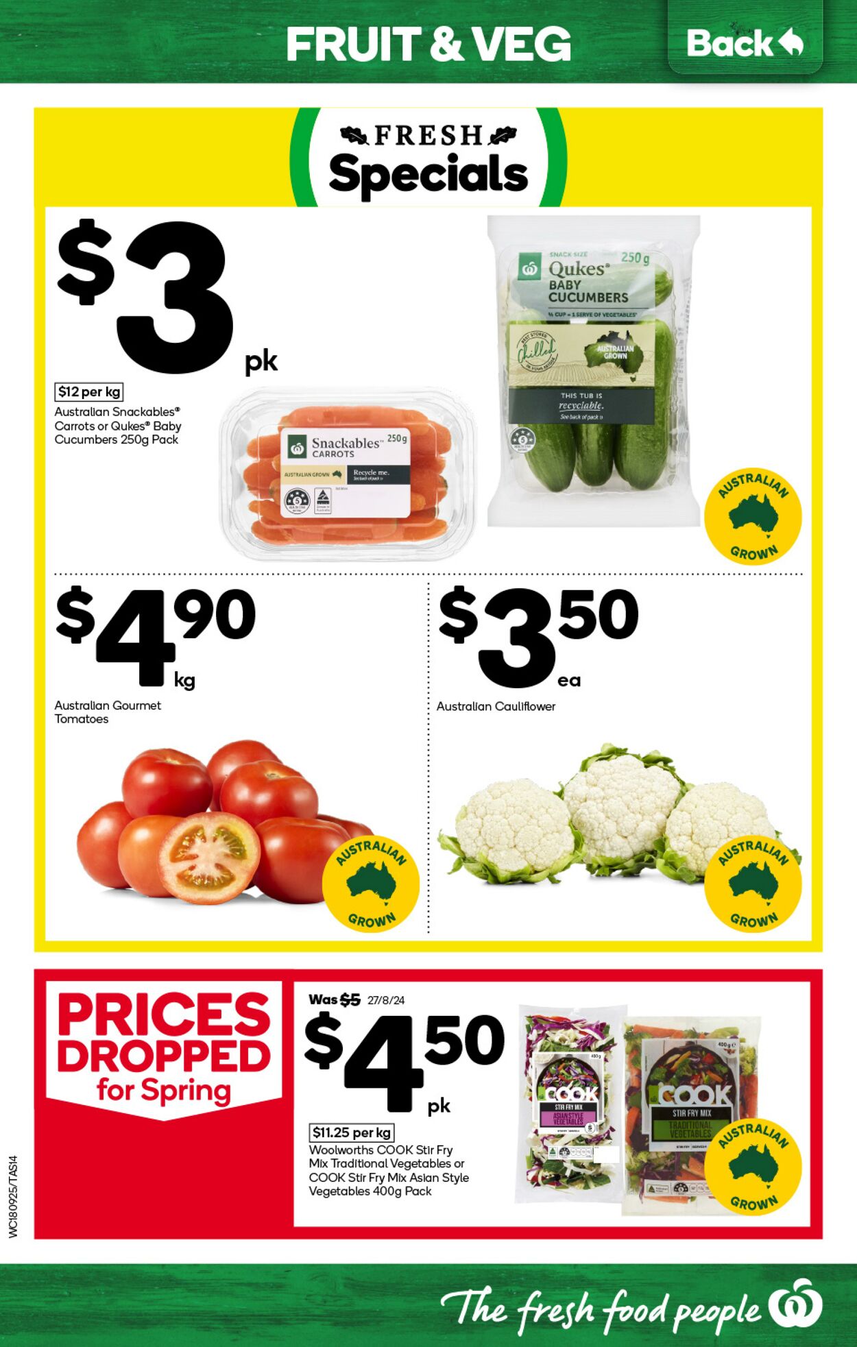 Catalogue Woolworths 18.09.2024 - 24.09.2024