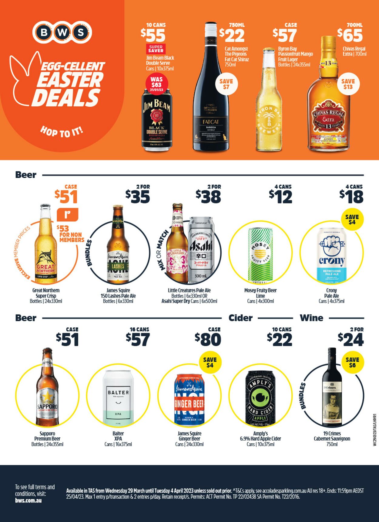 Catalogue Woolworths 29.03.2023 - 04.04.2023