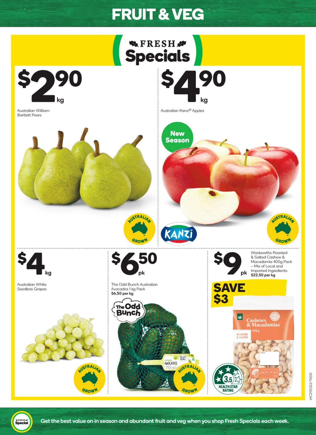 Catalogue Woolworths 29.03.2023 - 04.04.2023