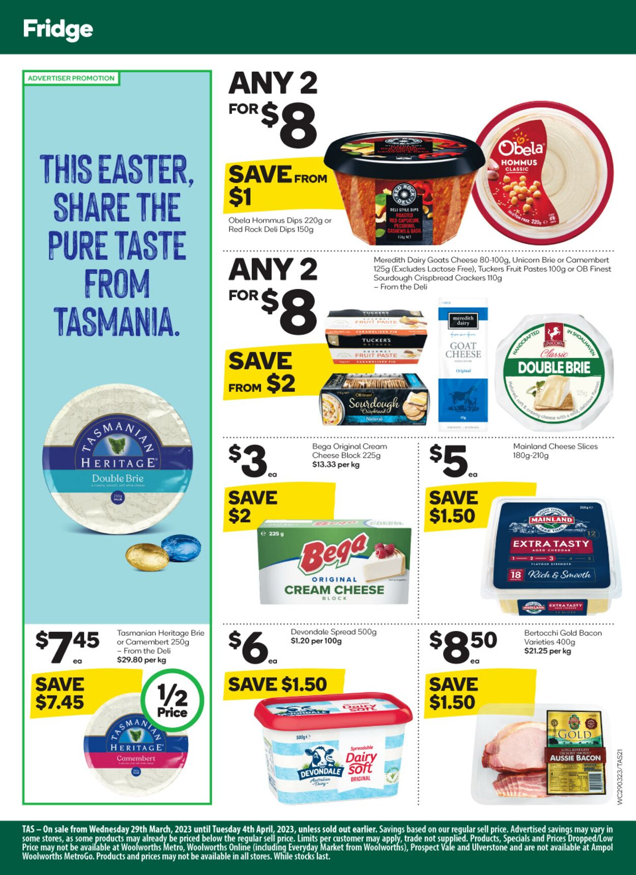 Catalogue Woolworths 29.03.2023 - 04.04.2023