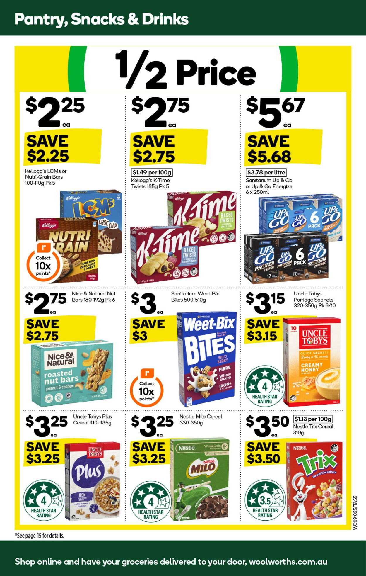 Catalogue Woolworths 09.10.2024 - 15.10.2024