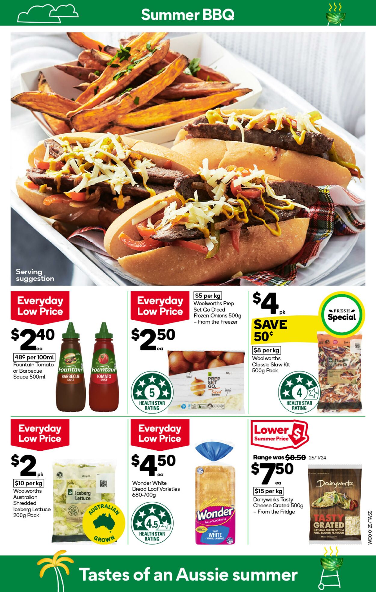 Catalogue Woolworths 01.01.2025 - 07.01.2025