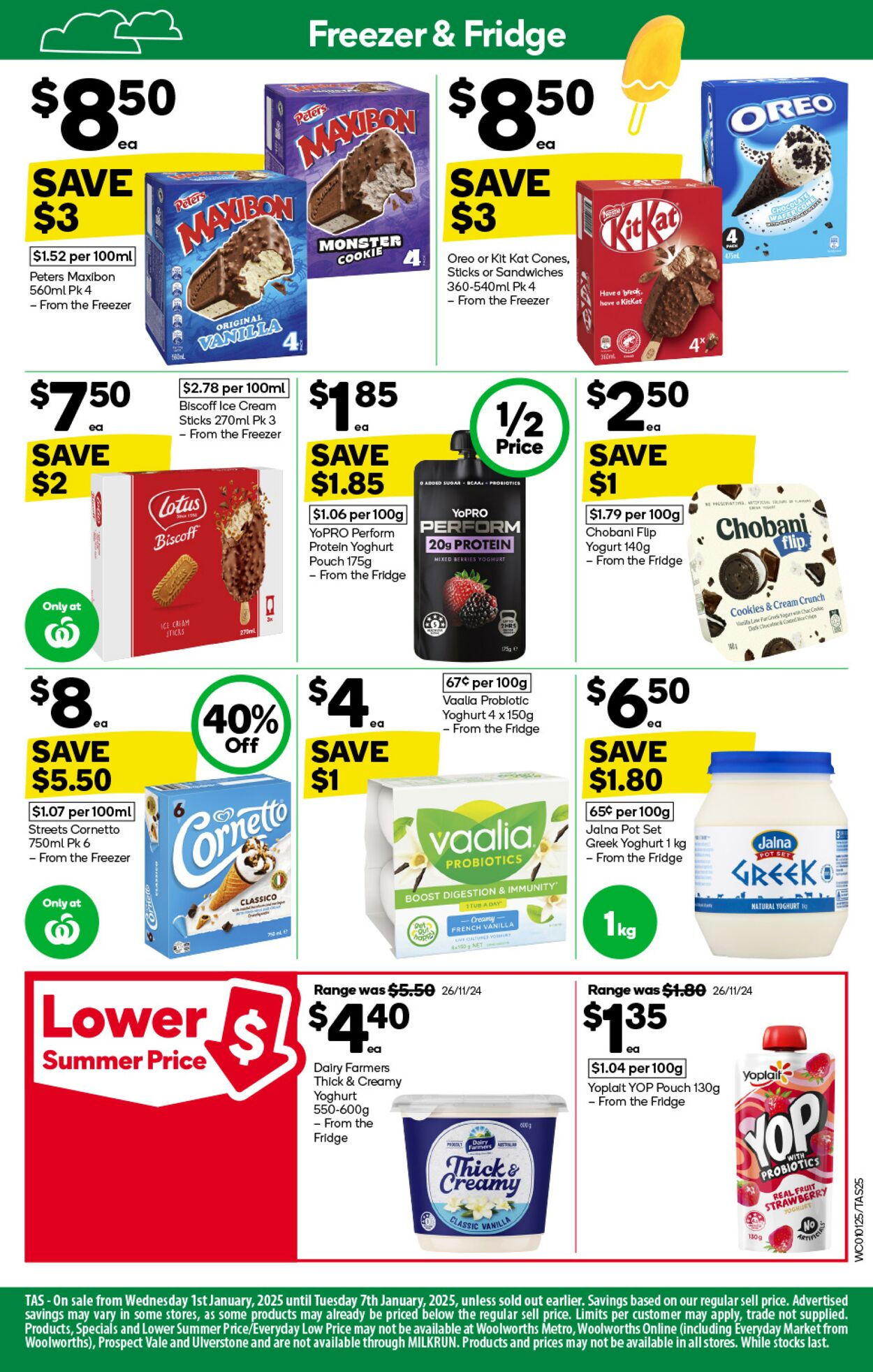 Catalogue Woolworths 01.01.2025 - 07.01.2025