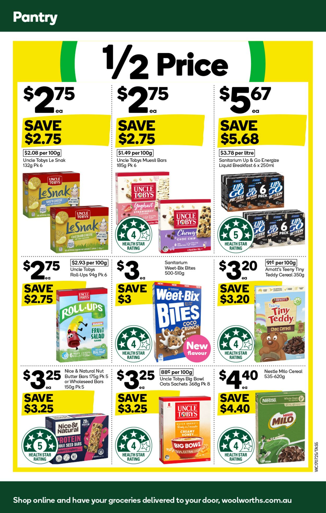 Catalogue Woolworths 17.07.2024 - 23.07.2024