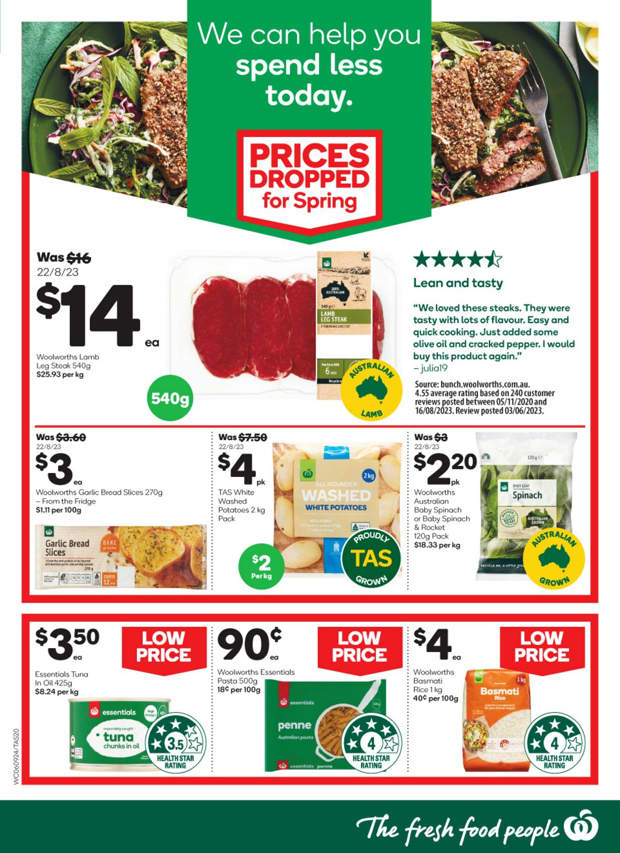 Catalogue Woolworths 06.09.2023 - 12.09.2023