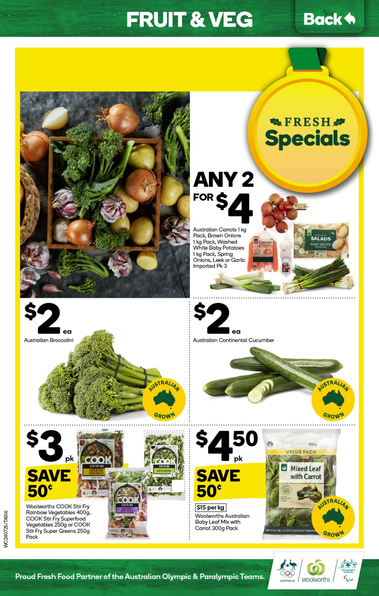 Catalogue Woolworths 24.07.2024 - 30.07.2024