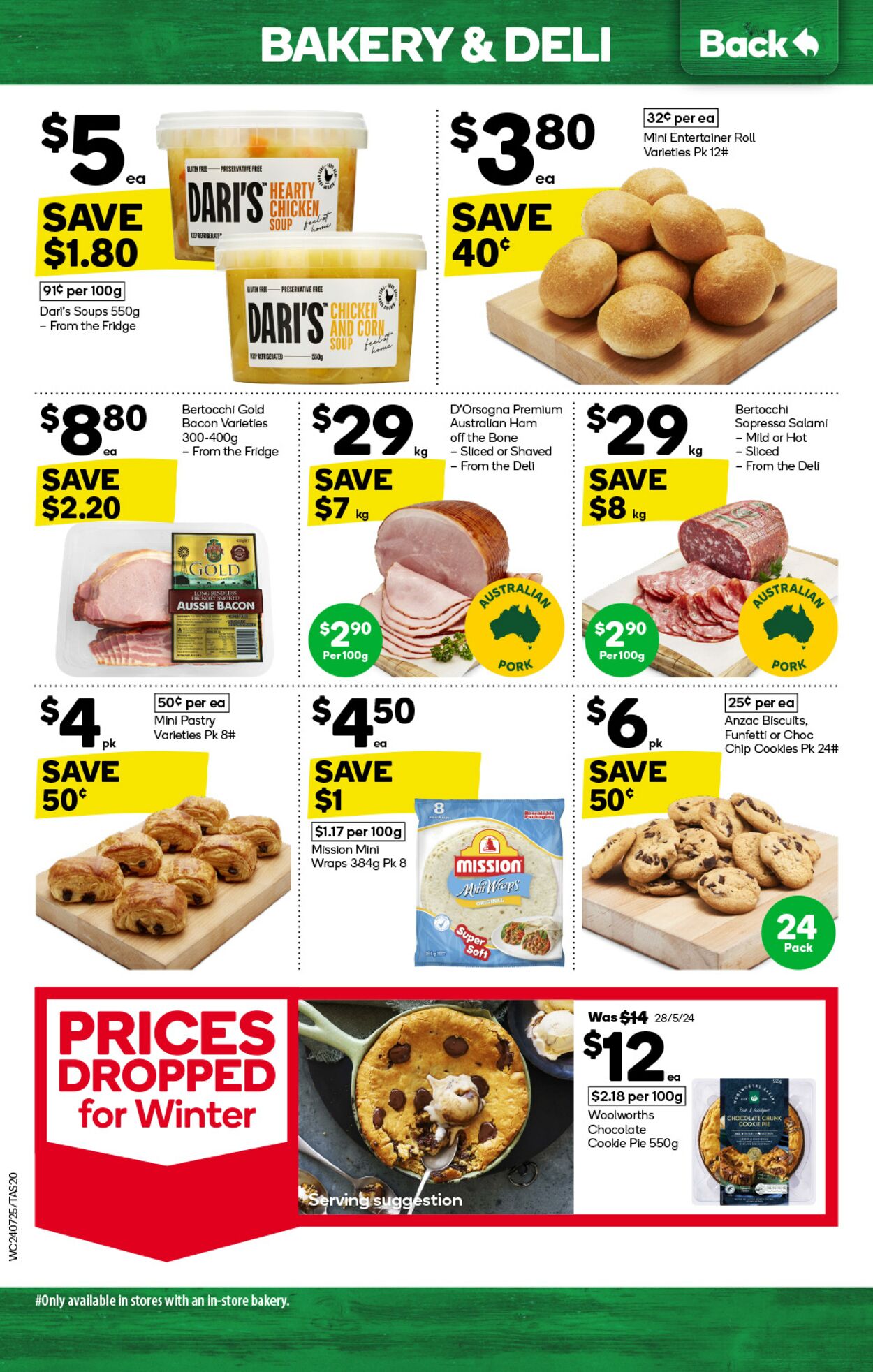 Catalogue Woolworths 24.07.2024 - 30.07.2024