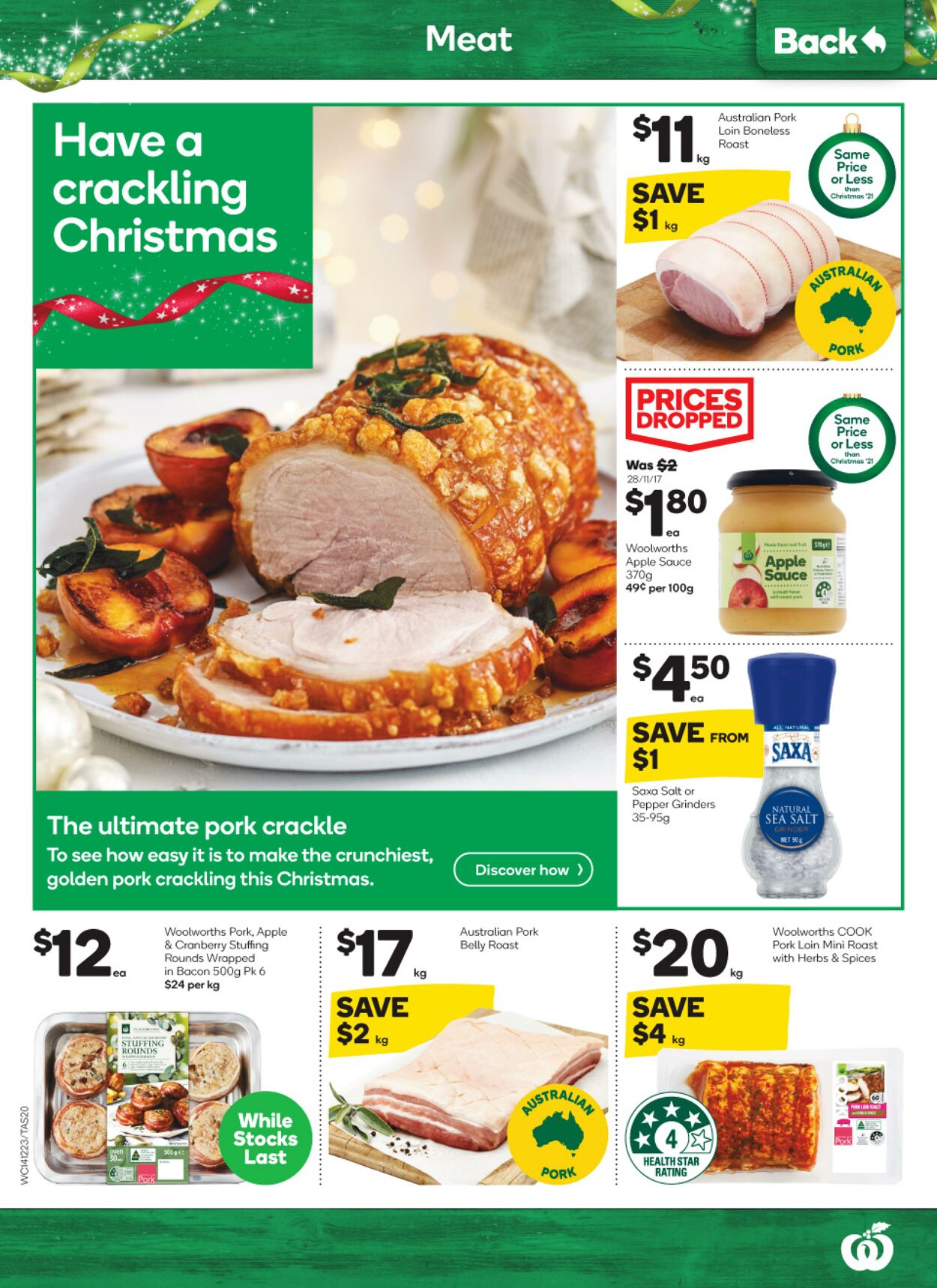 Catalogue Woolworths 14.12.2022 - 20.12.2022