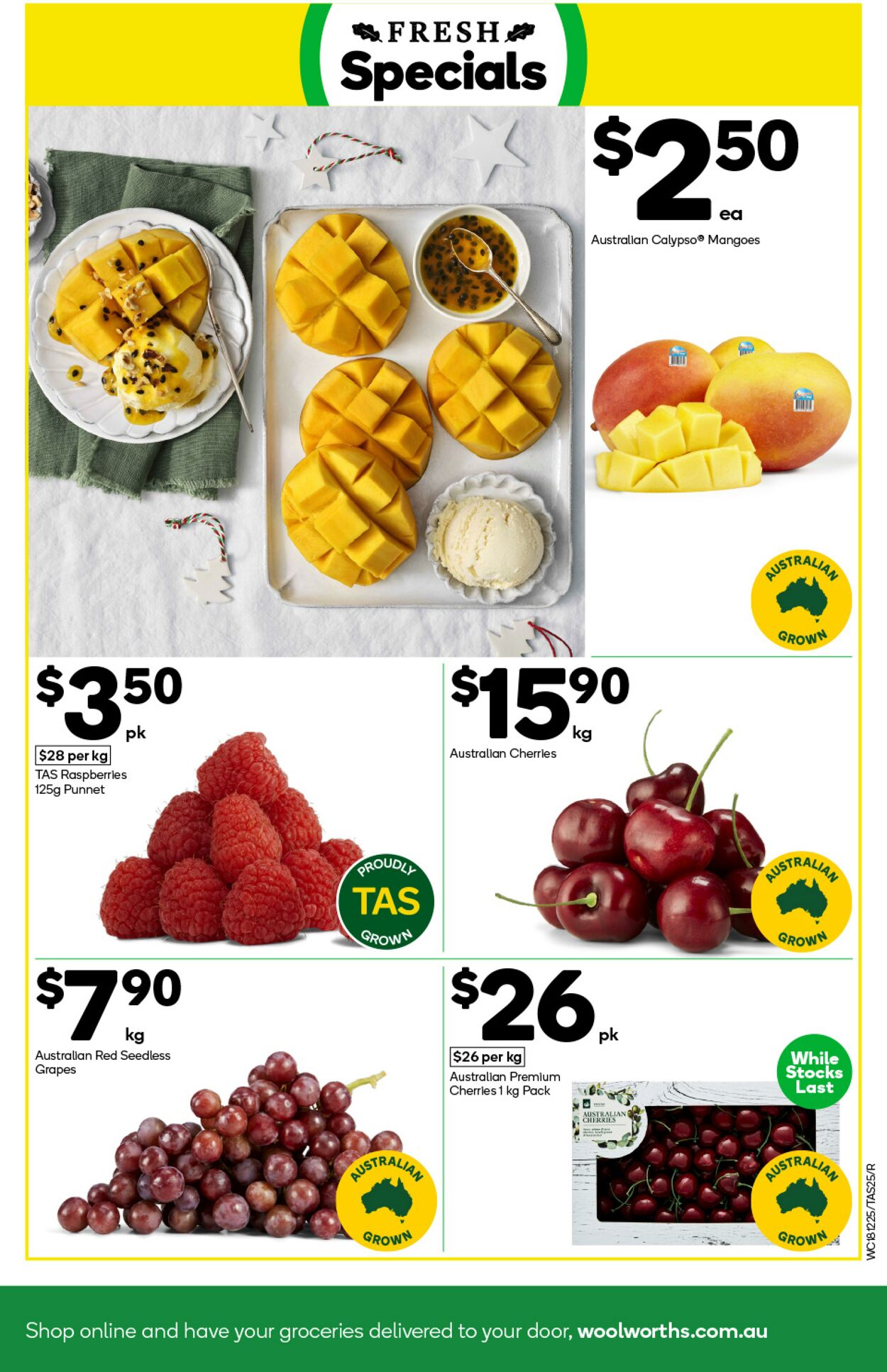 Catalogue Woolworths 18.12.2024 - 24.12.2024