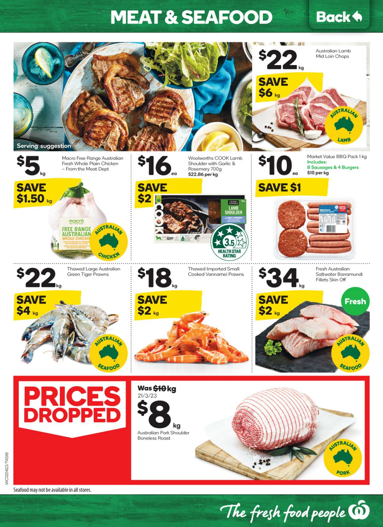 Catalogue Woolworths 12.04.2023 - 18.04.2023