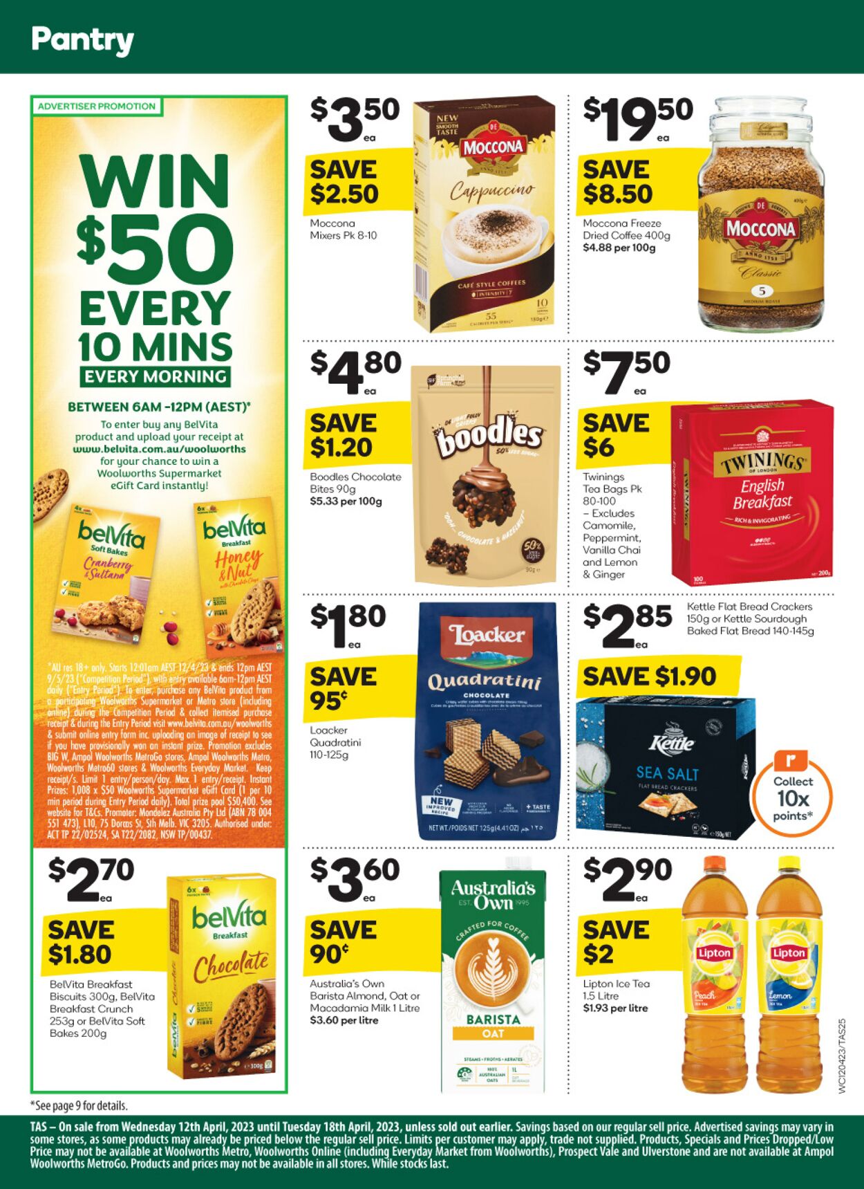 Catalogue Woolworths 12.04.2023 - 18.04.2023