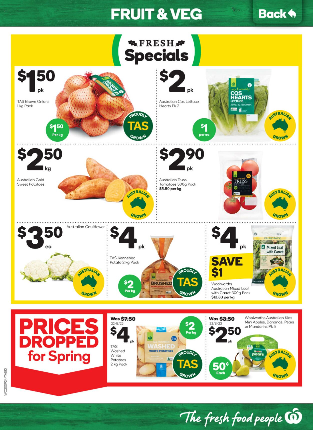 Catalogue Woolworths 20.09.2023 - 26.09.2023