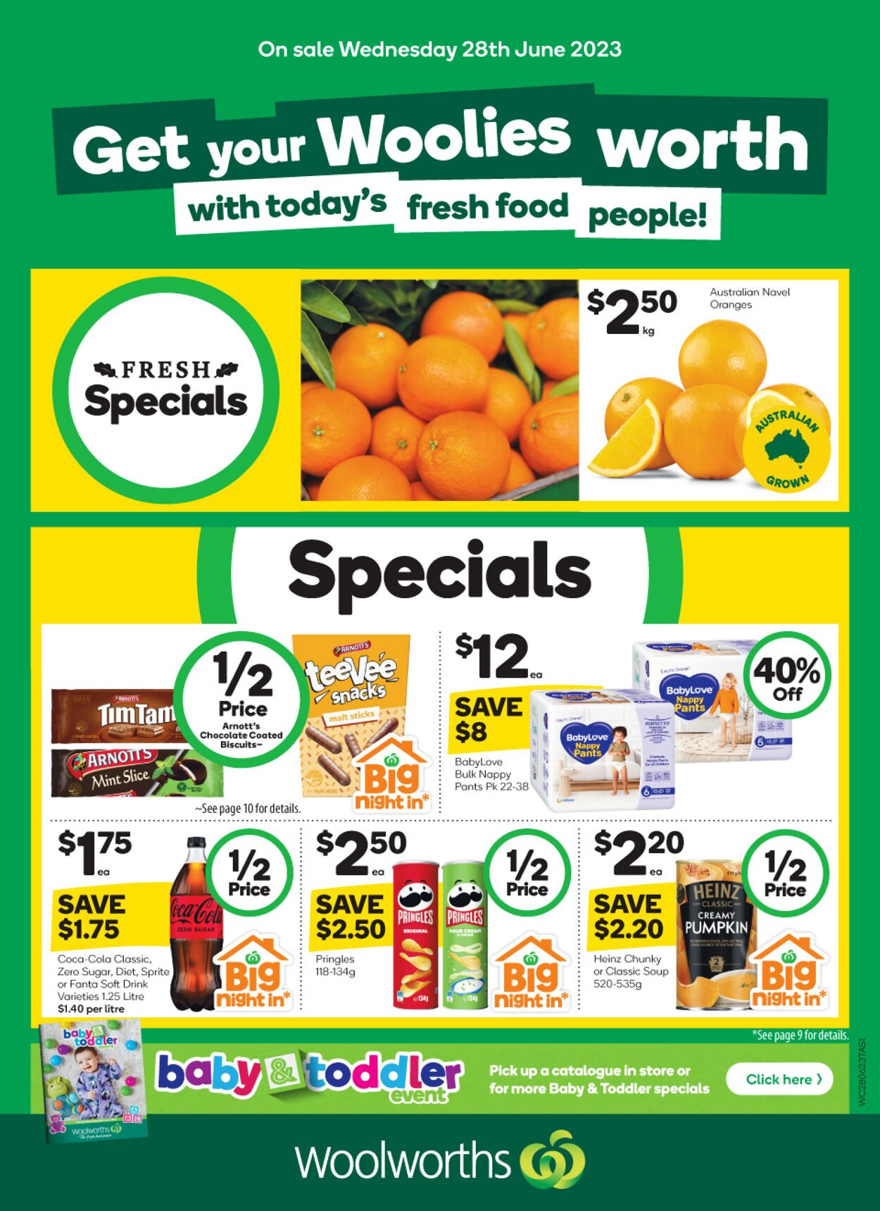 Catalogue Woolworths 28.06.2023 - 04.07.2023