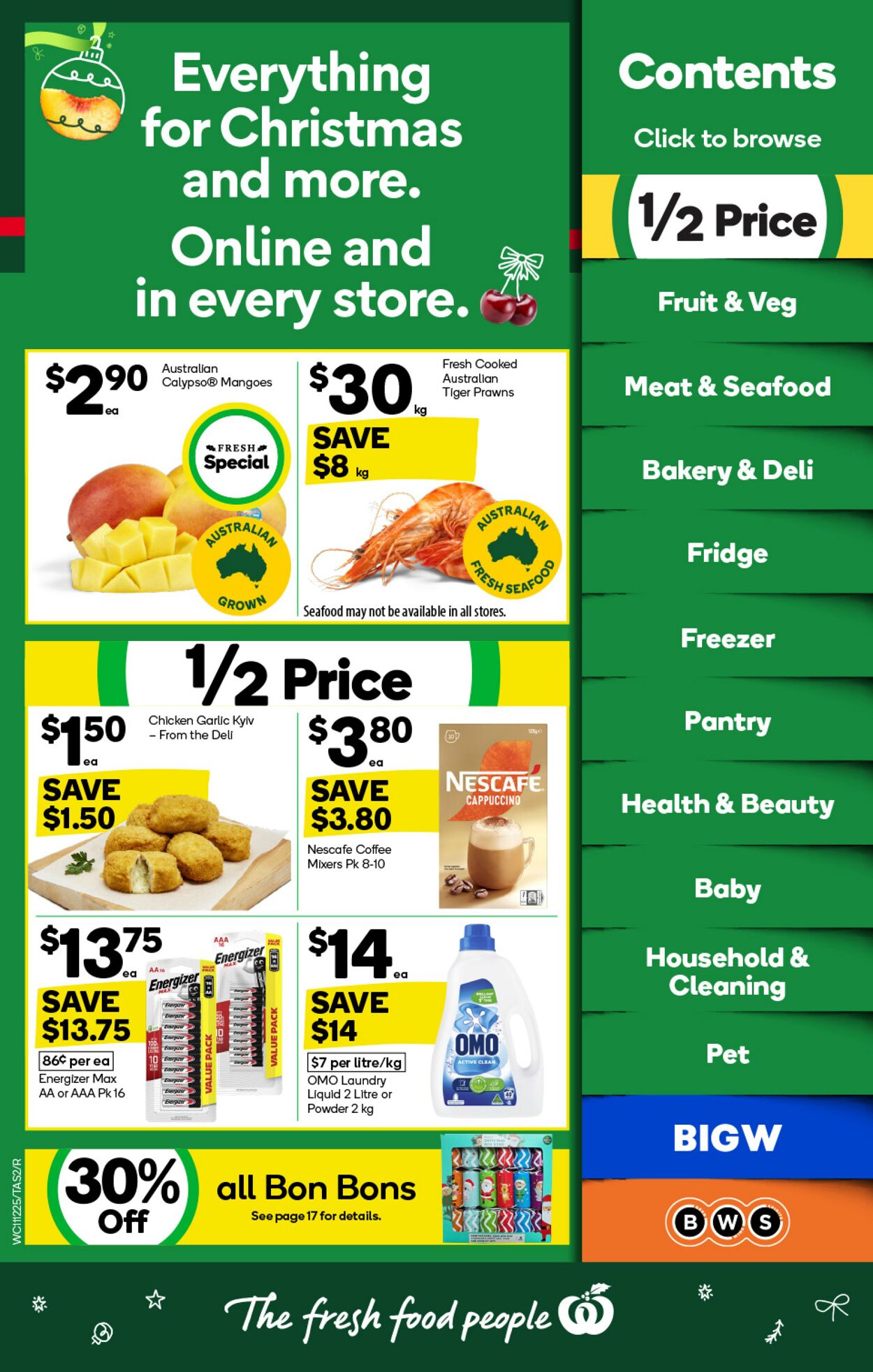 Catalogue Woolworths 11.12.2024 - 17.12.2024