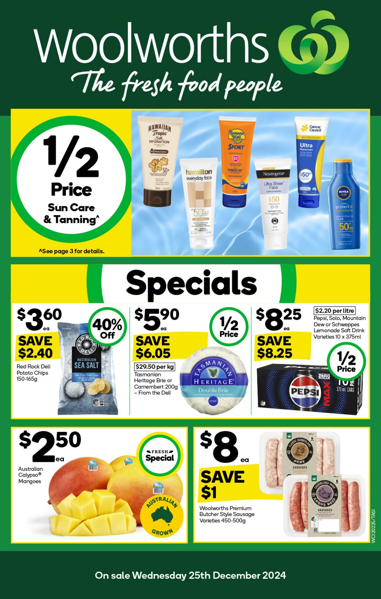 Catalogue Woolworths - Weekly Specials Catalogue TAS 25 Dec, 2024 - 31 Dec, 2024