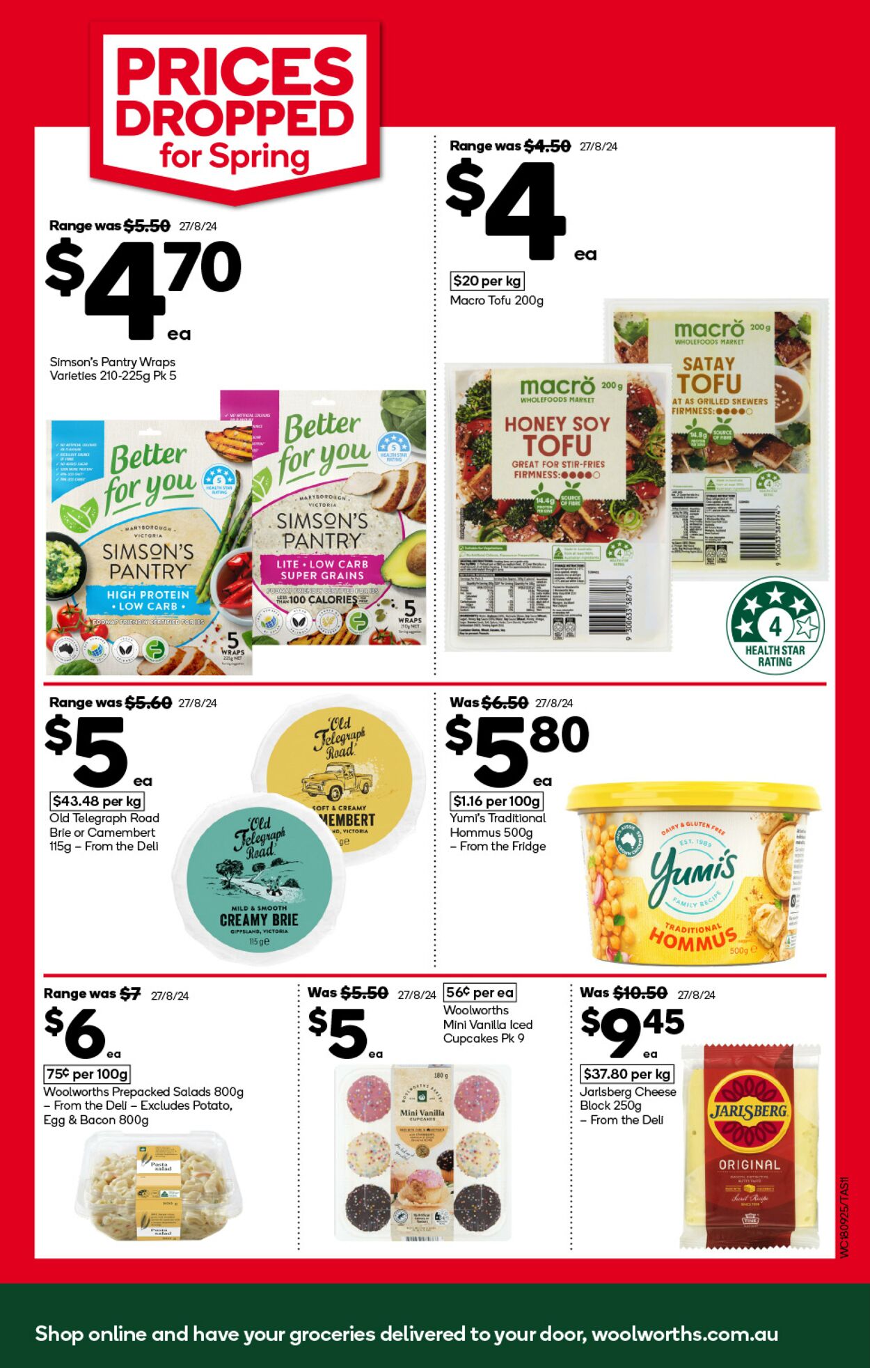 Catalogue Woolworths 18.09.2024 - 24.09.2024