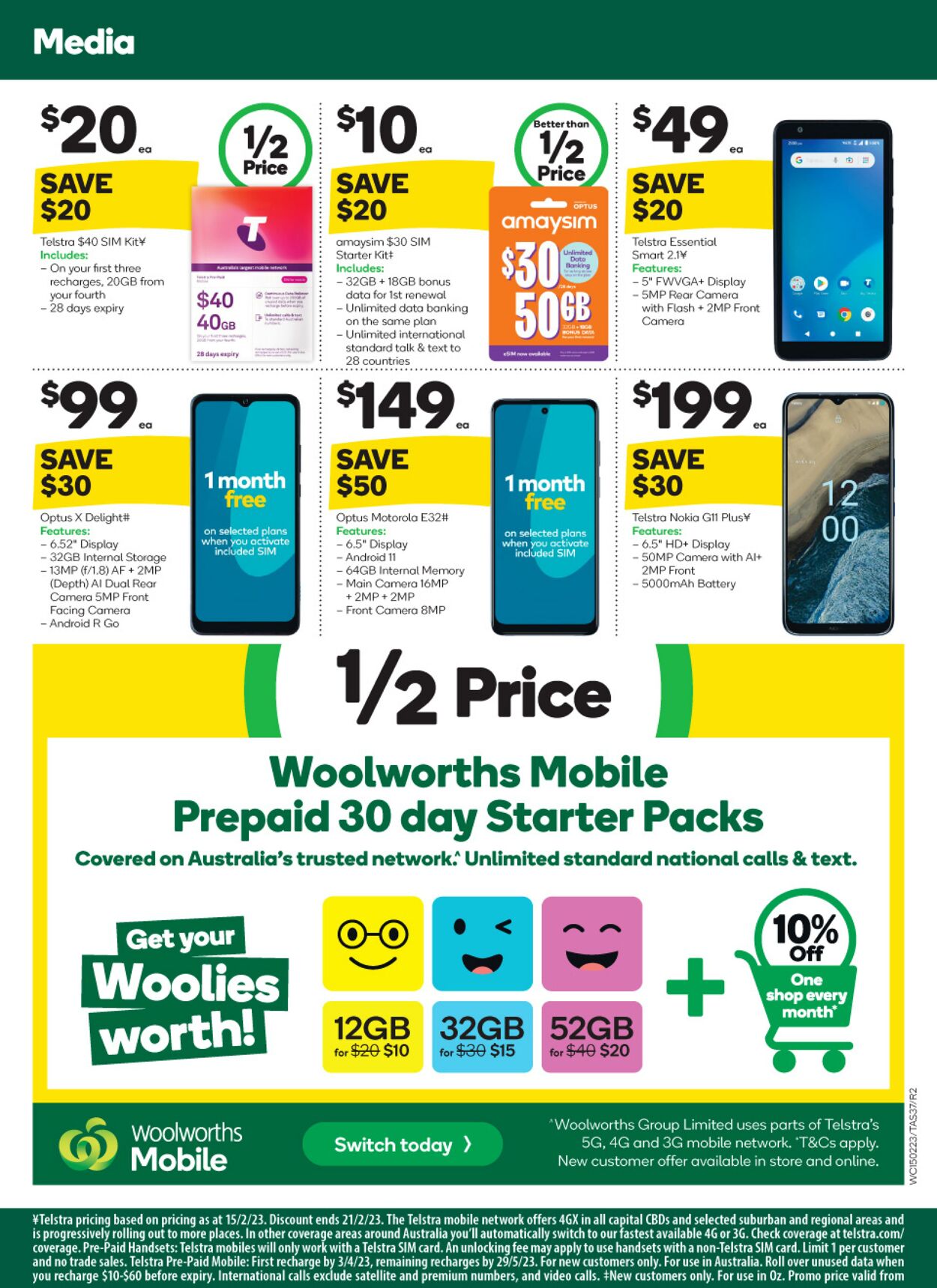 Catalogue Woolworths 15.02.2023 - 21.02.2023