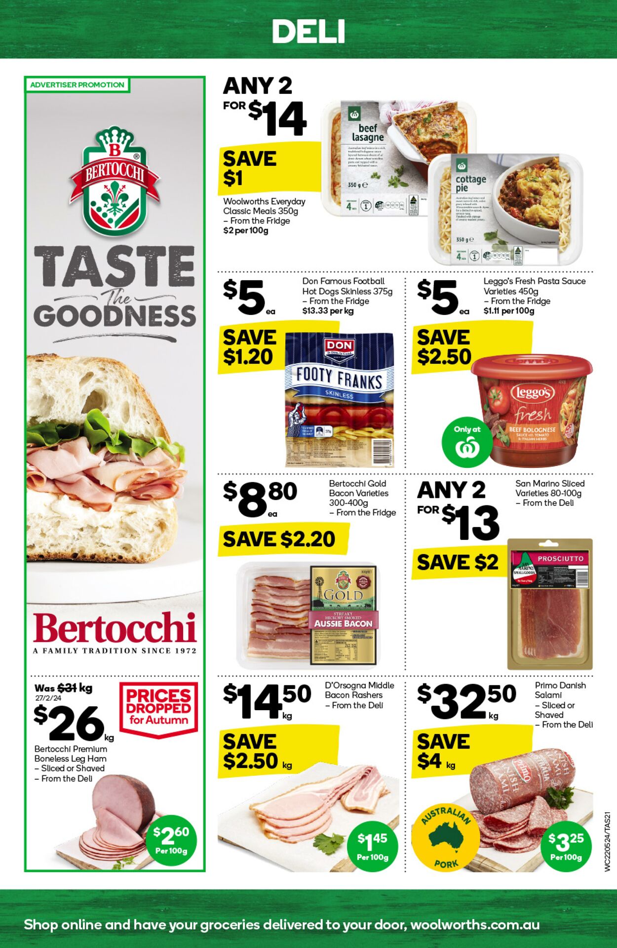 Catalogue Woolworths 22.05.2024 - 28.05.2024