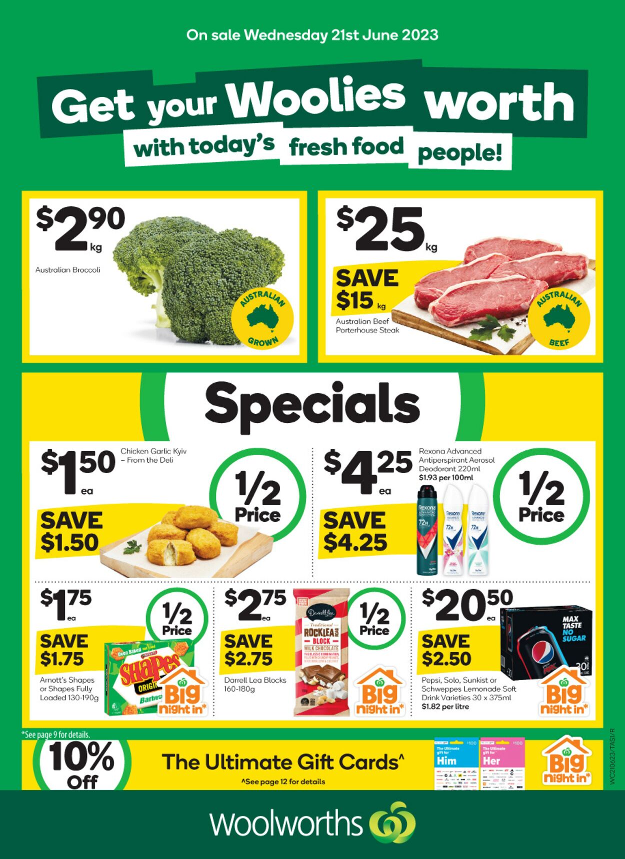 Catalogue Woolworths 21.06.2023 - 27.06.2023