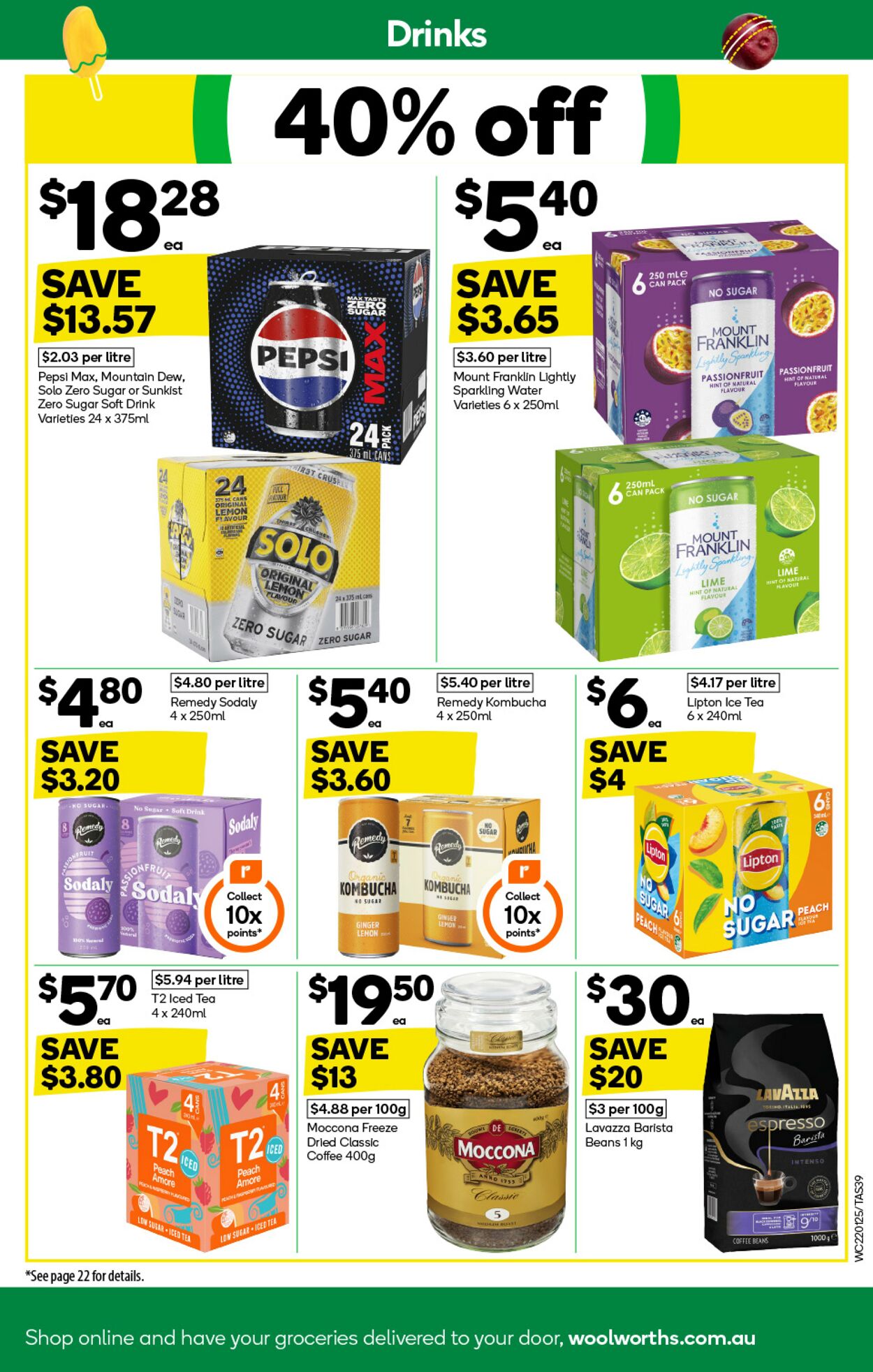 Catalogue Woolworths 22.01.2025 - 28.01.2025