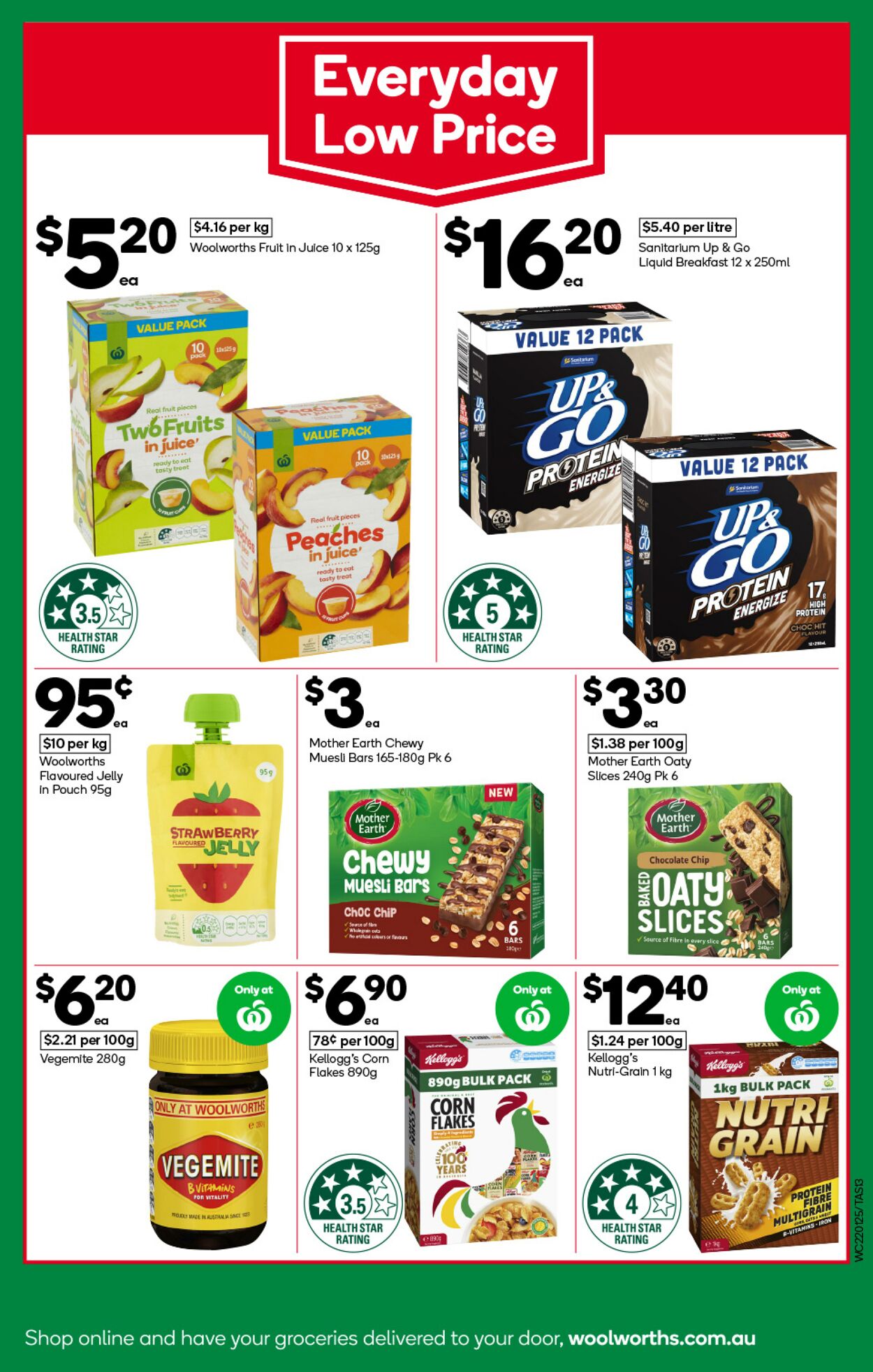 Catalogue Woolworths 22.01.2025 - 28.01.2025