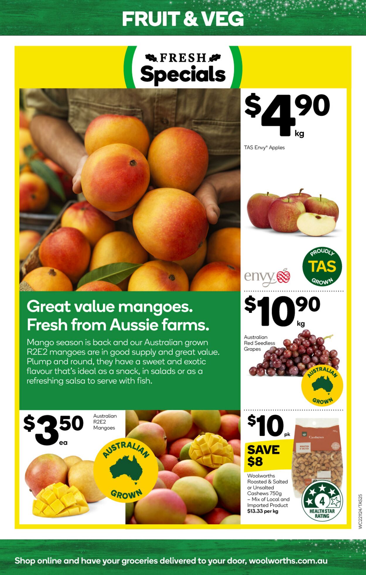 Catalogue Woolworths 22.11.2023 - 28.11.2023