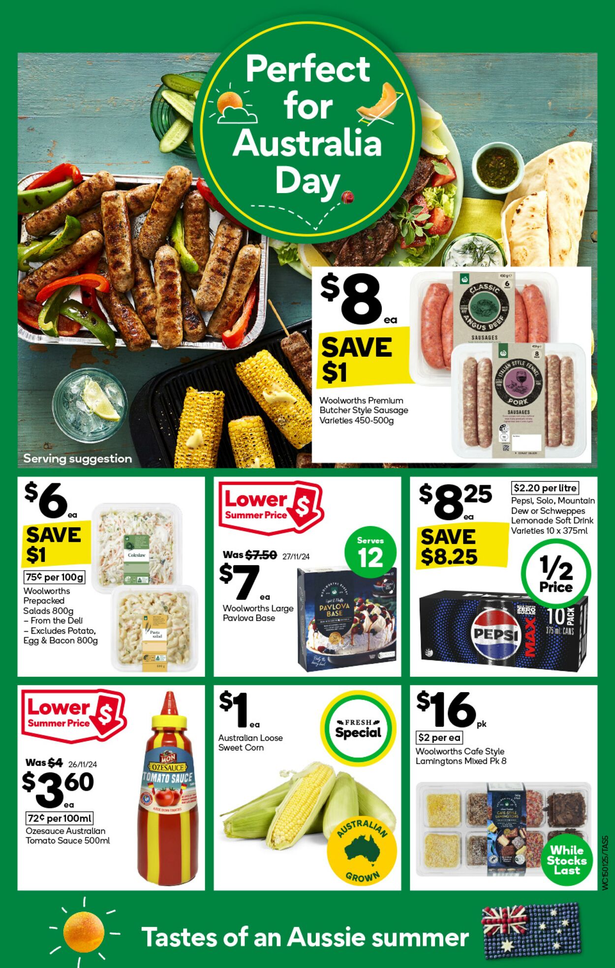 Catalogue Woolworths 15.01.2025 - 21.01.2025