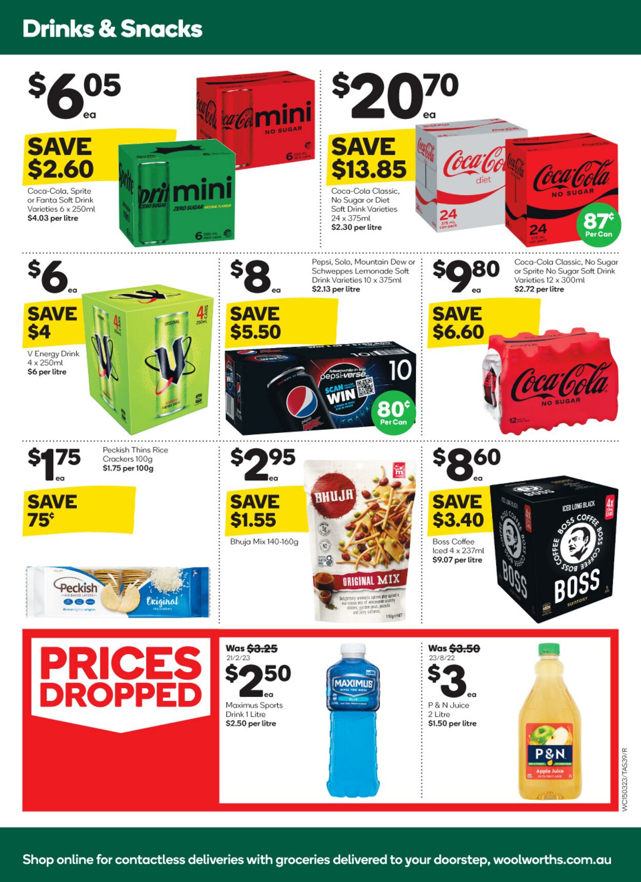 Catalogue Woolworths 15.03.2023 - 21.03.2023