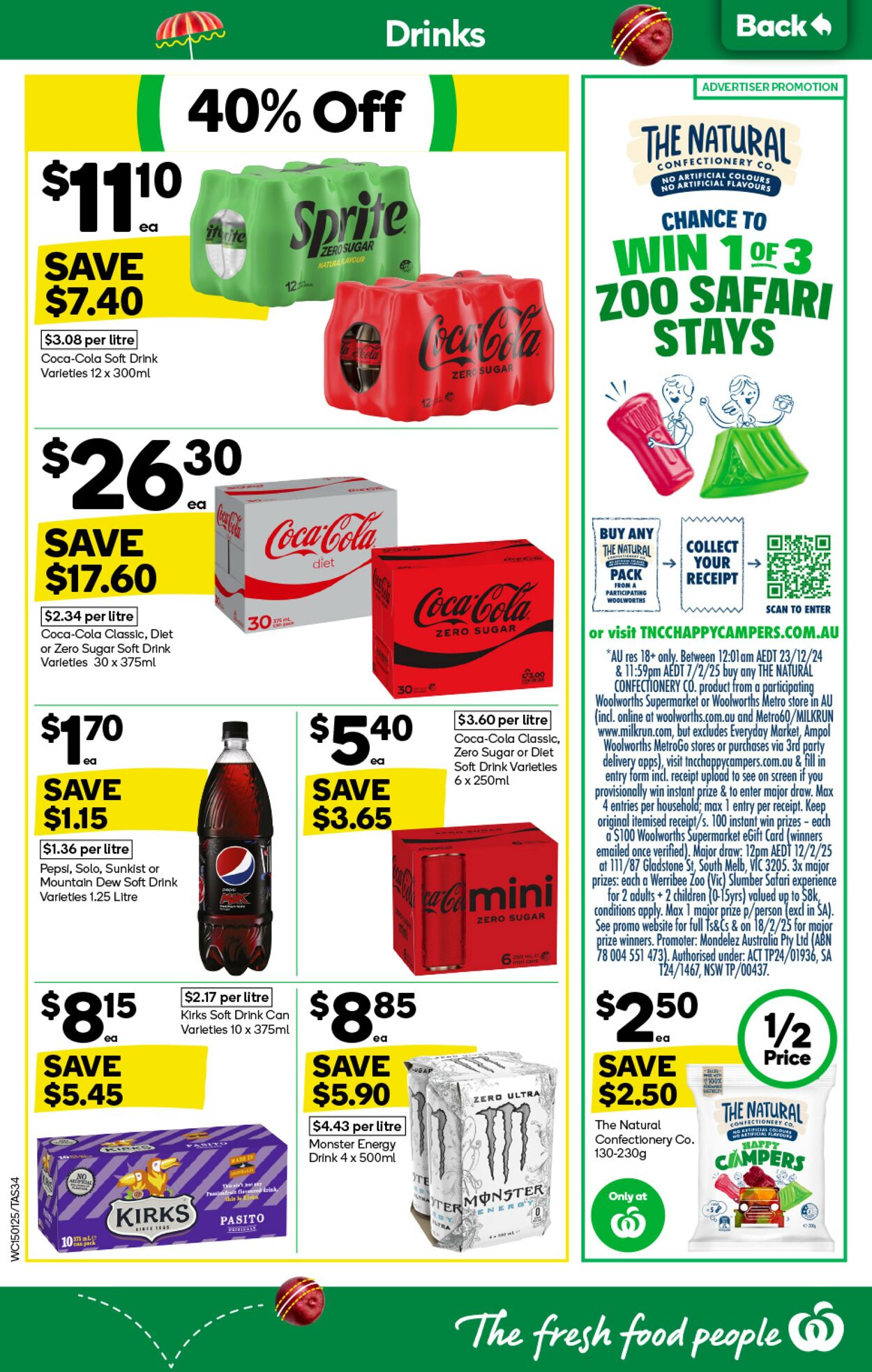 Catalogue Woolworths 15.01.2025 - 21.01.2025