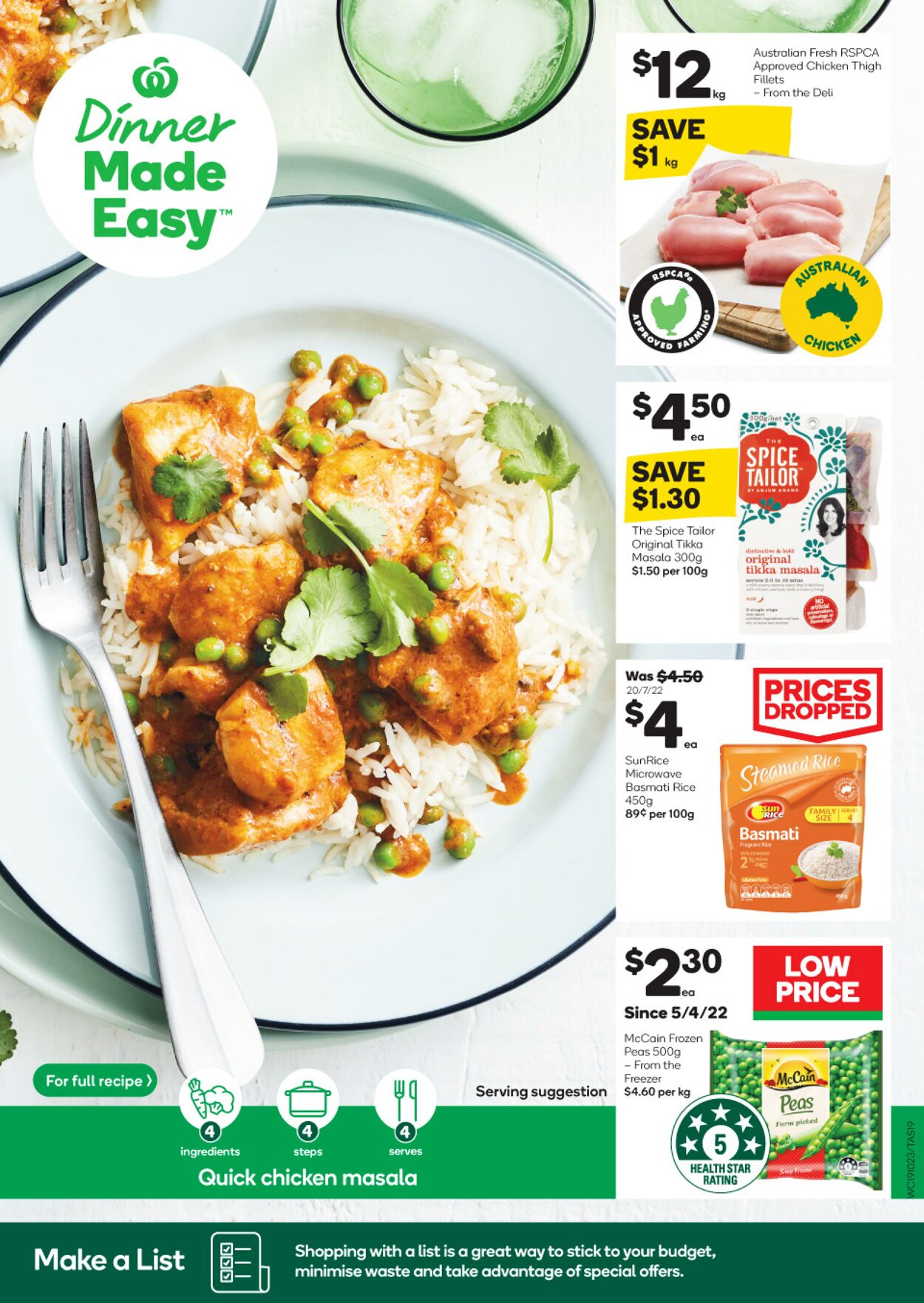 Catalogue Woolworths 19.10.2022 - 25.10.2022