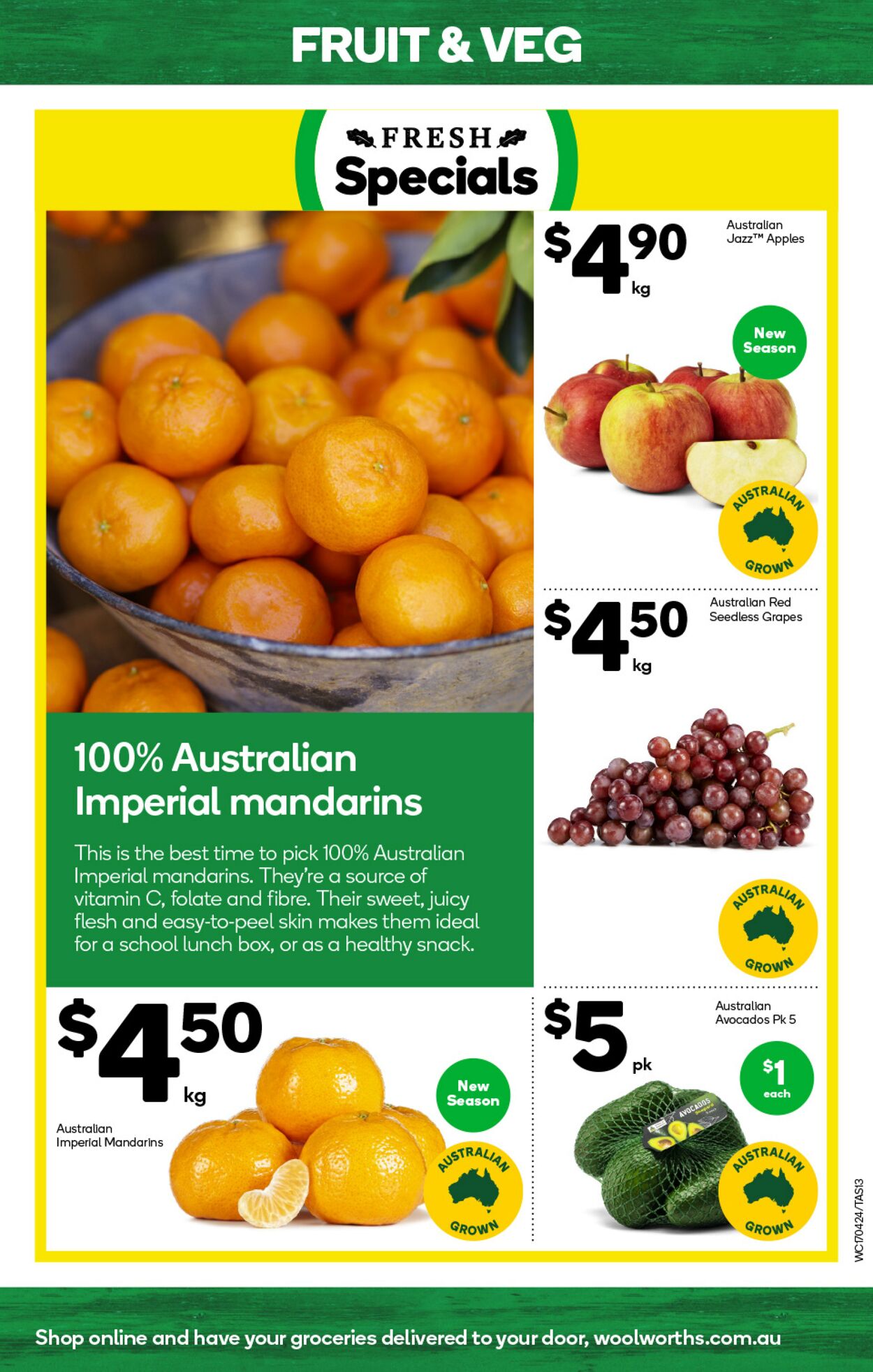 Catalogue Woolworths 17.04.2024 - 23.04.2024