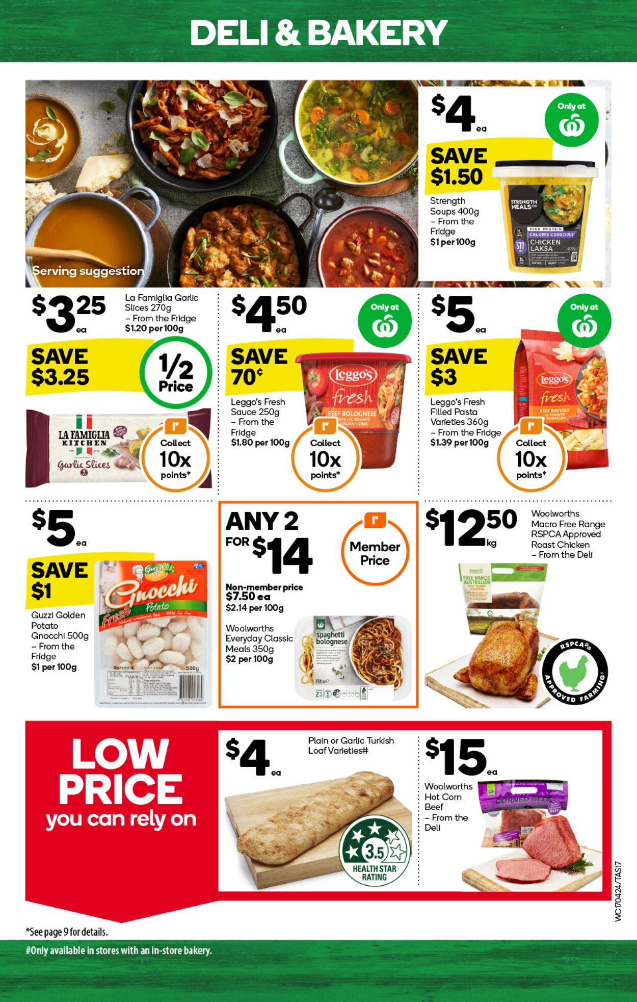 Catalogue Woolworths 17.04.2024 - 23.04.2024