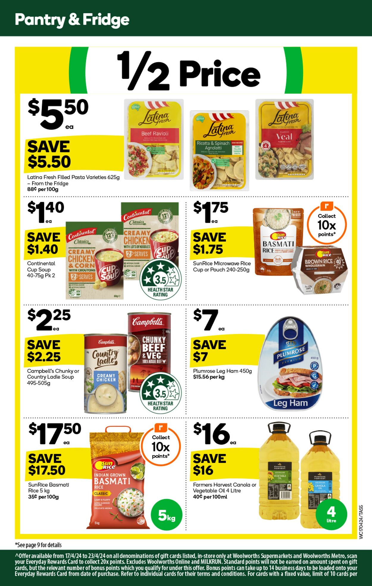 Catalogue Woolworths 17.04.2024 - 23.04.2024