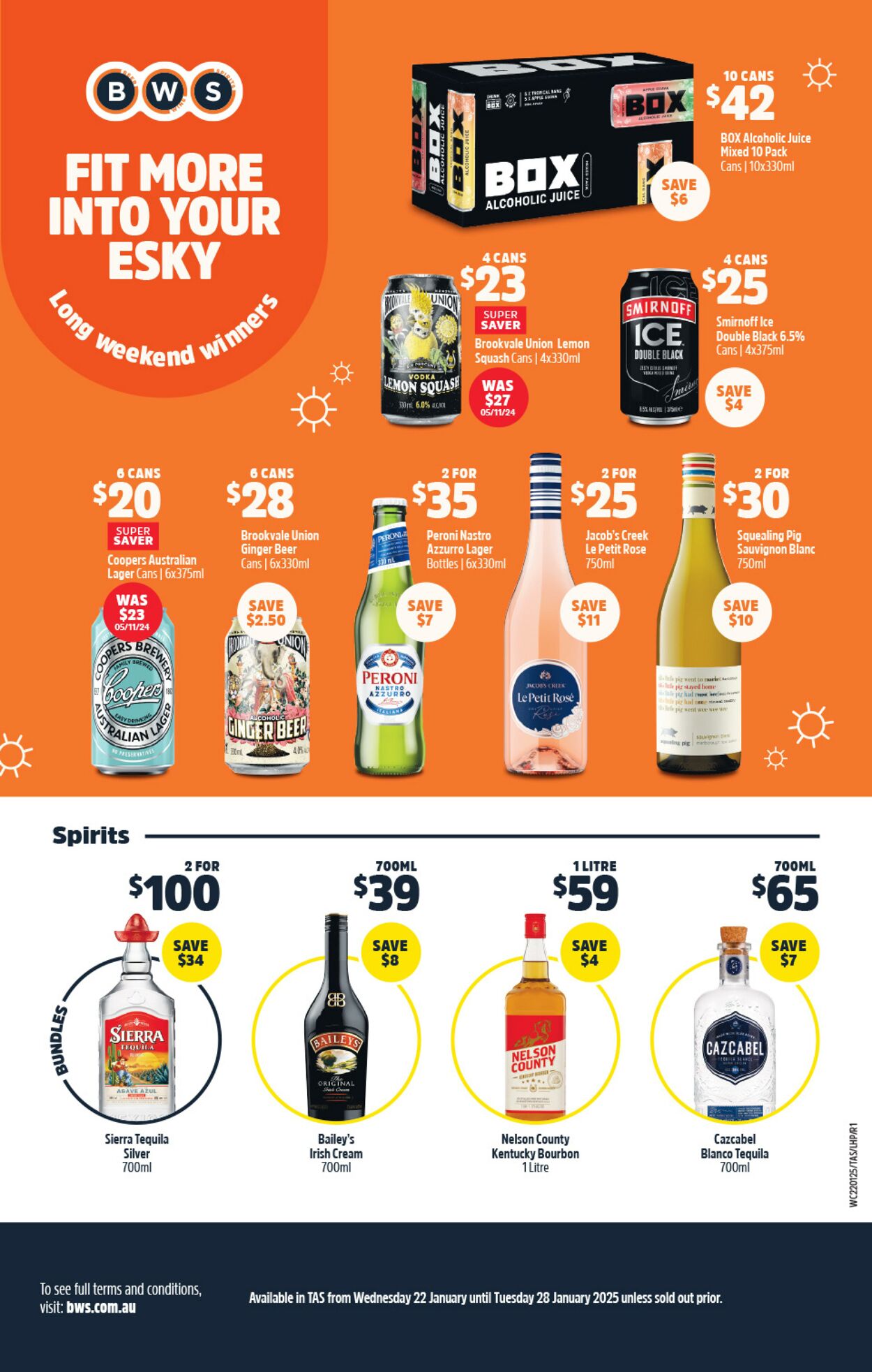 Catalogue Woolworths 22.01.2025 - 28.01.2025