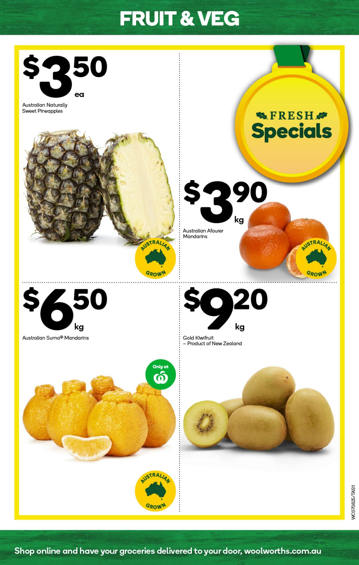 Catalogue Woolworths 07.08.2024 - 13.08.2024