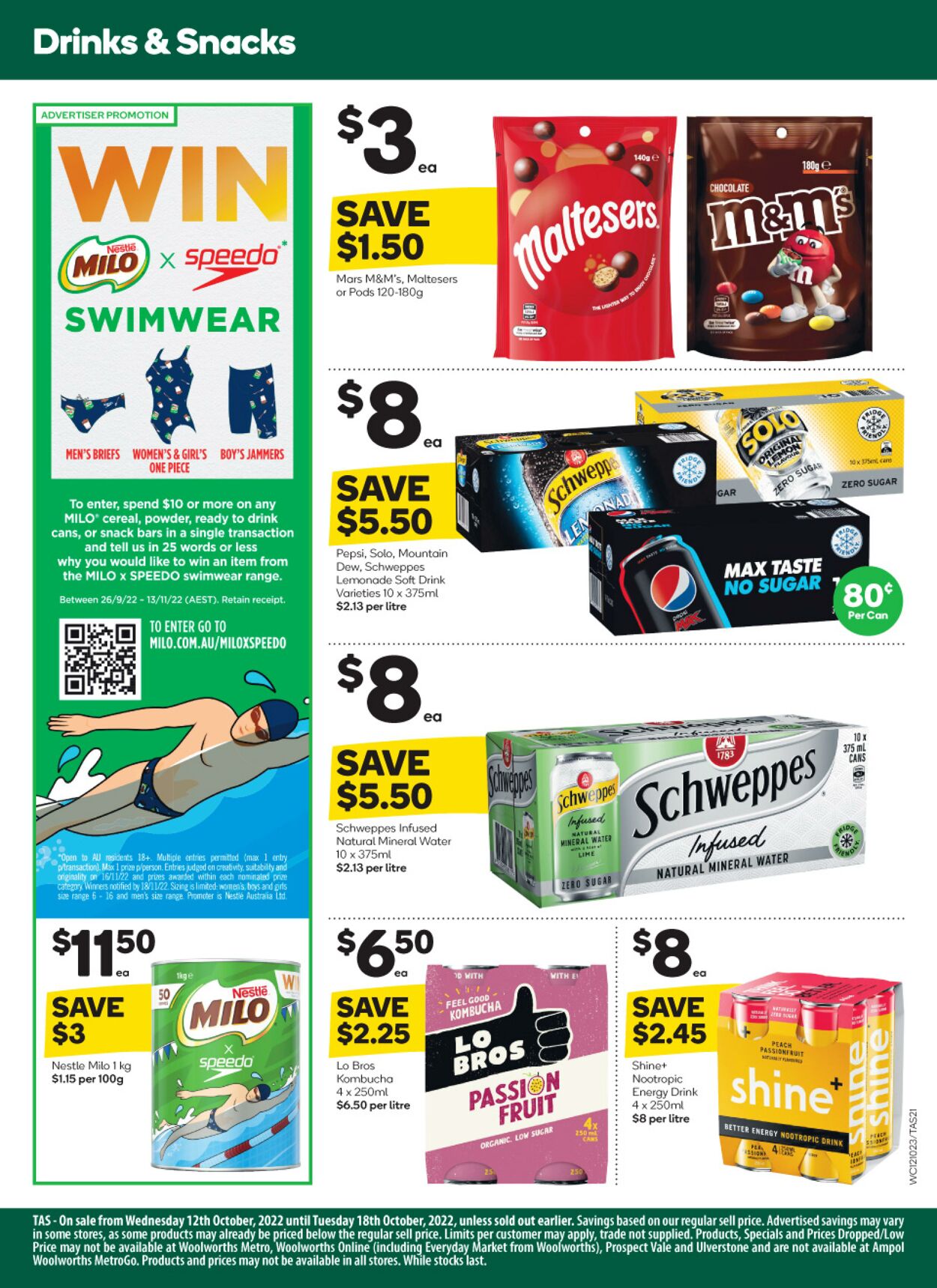 Catalogue Woolworths 12.10.2022 - 18.10.2022