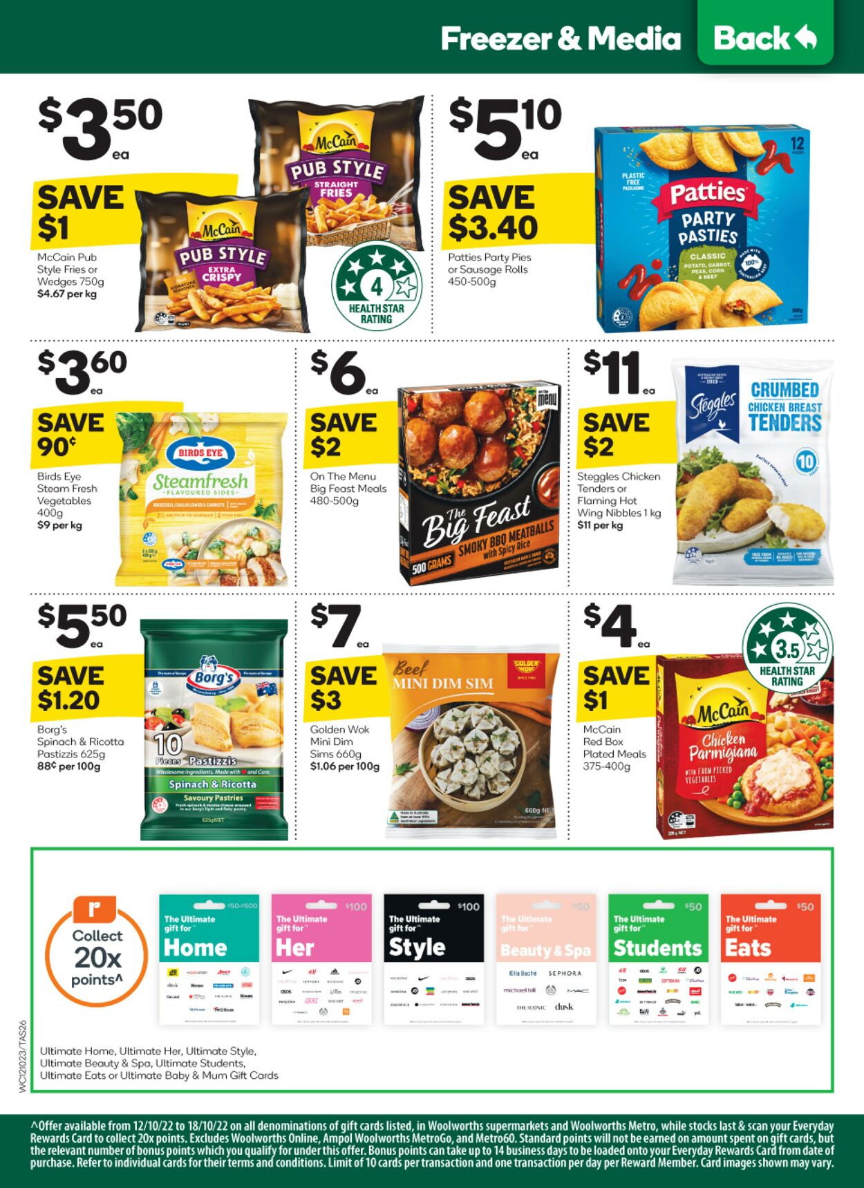 Catalogue Woolworths 12.10.2022 - 18.10.2022