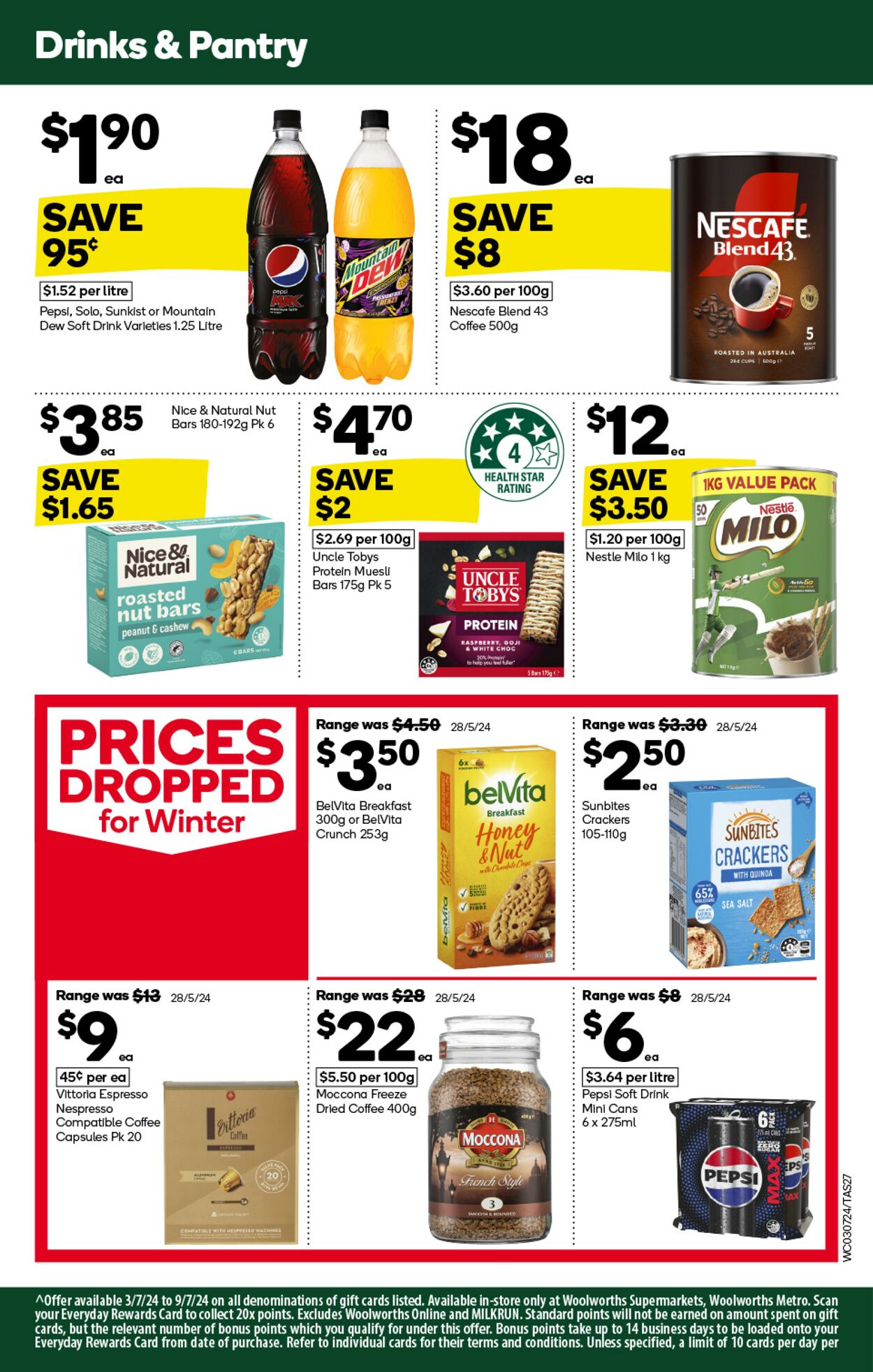 Catalogue Woolworths 03.07.2024 - 09.07.2024