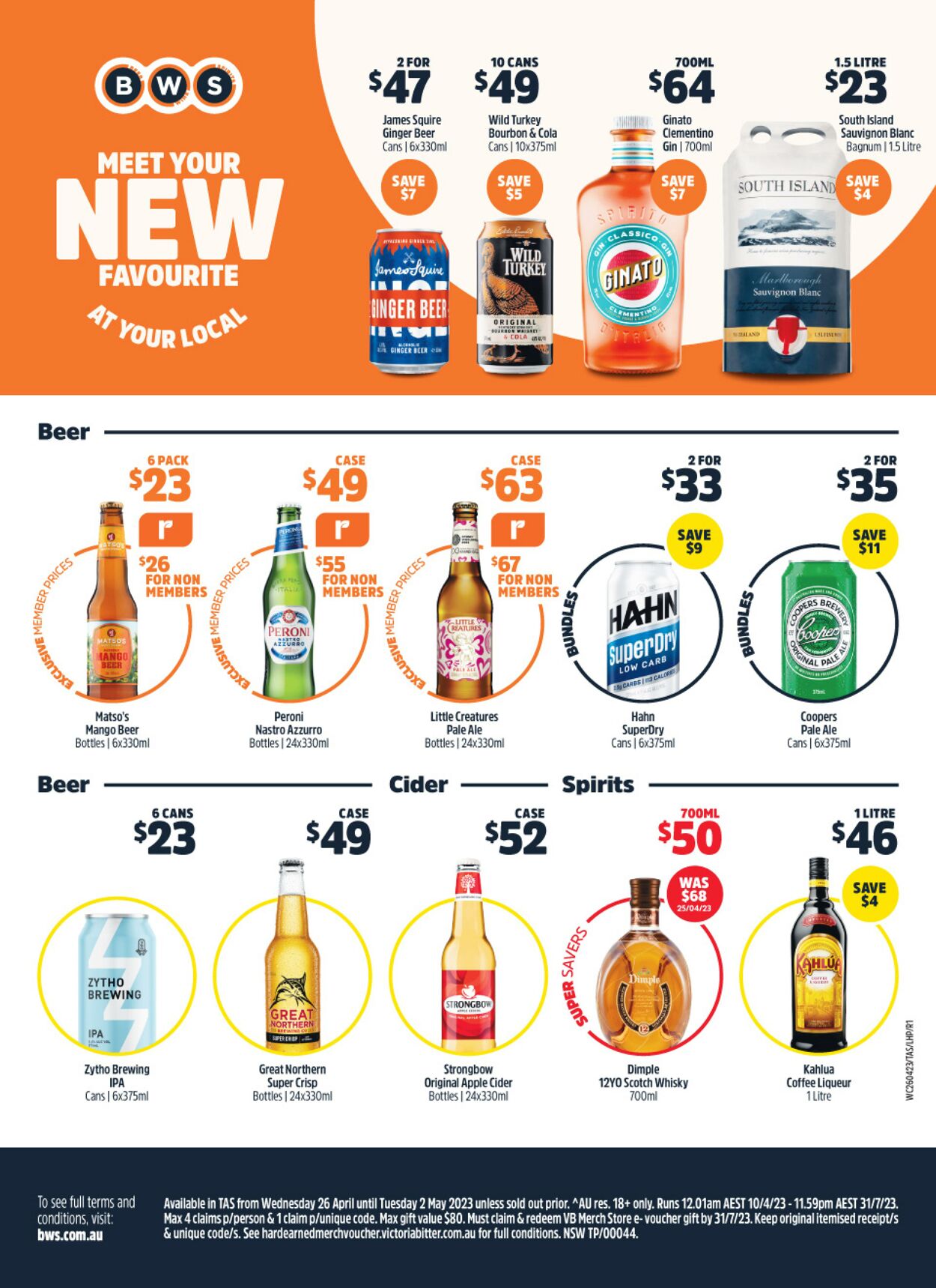 Catalogue Woolworths 26.04.2023 - 02.05.2023