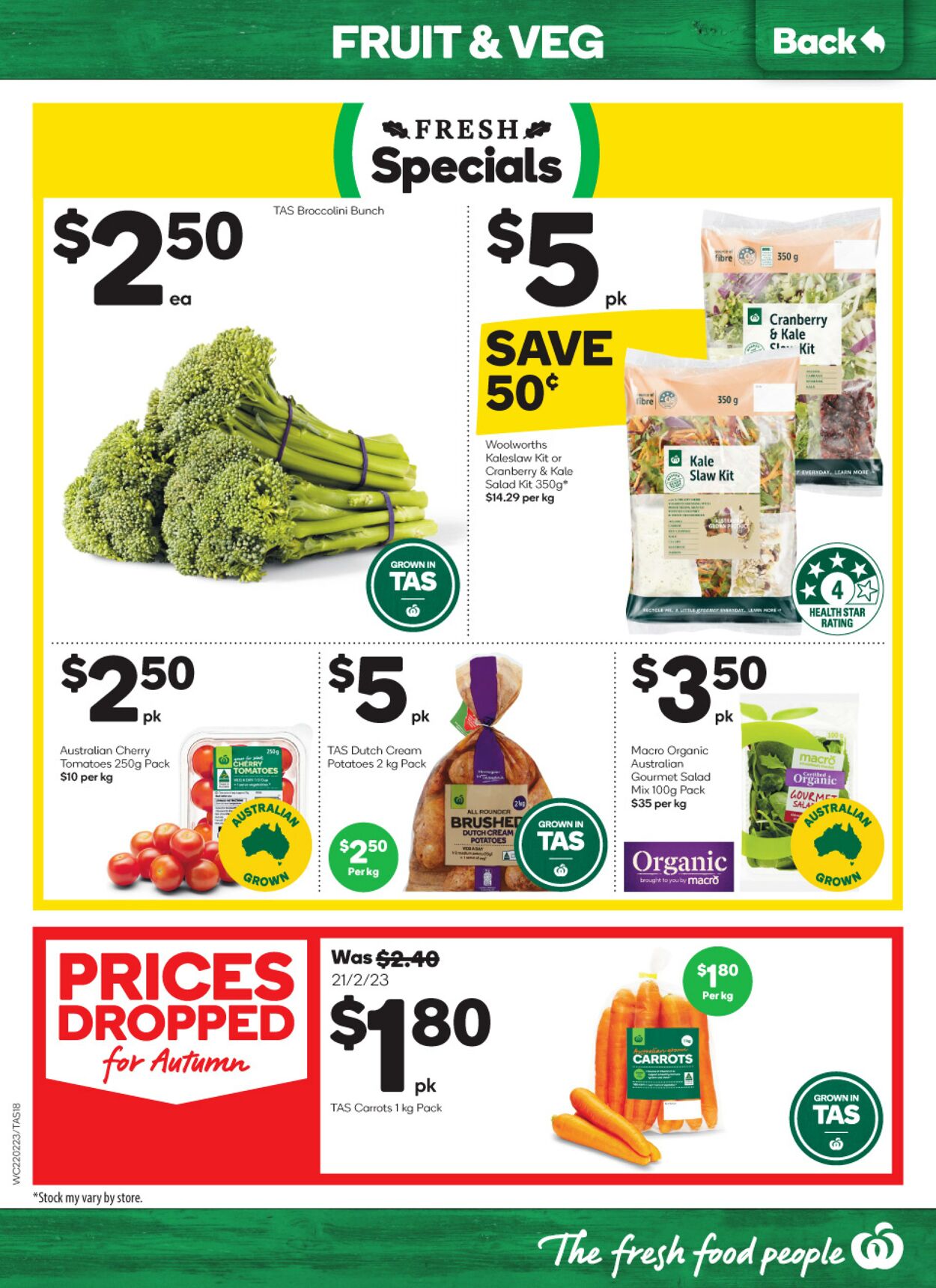 Catalogue Woolworths 22.02.2023 - 28.02.2023