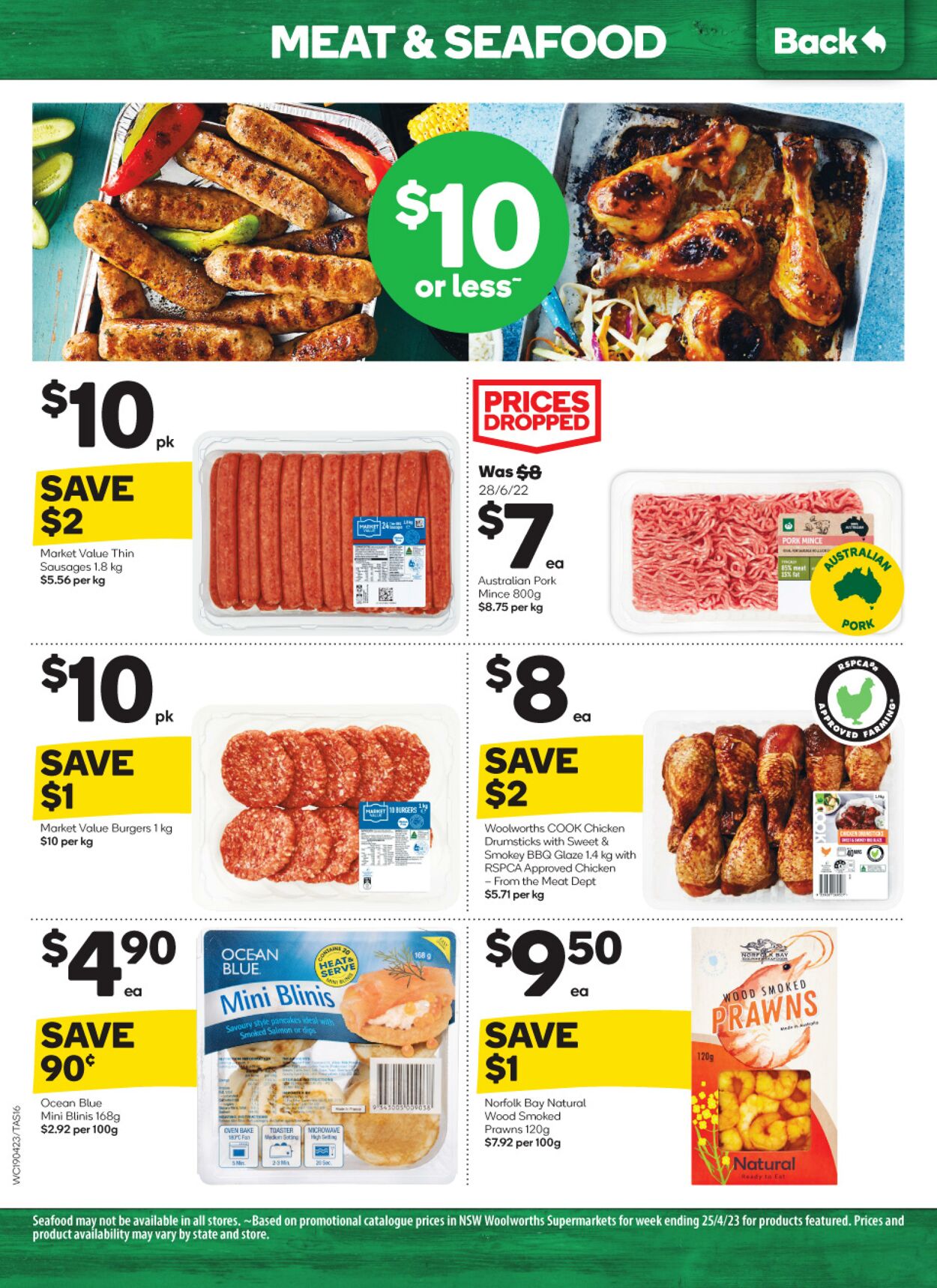 Catalogue Woolworths 19.04.2023 - 25.04.2023