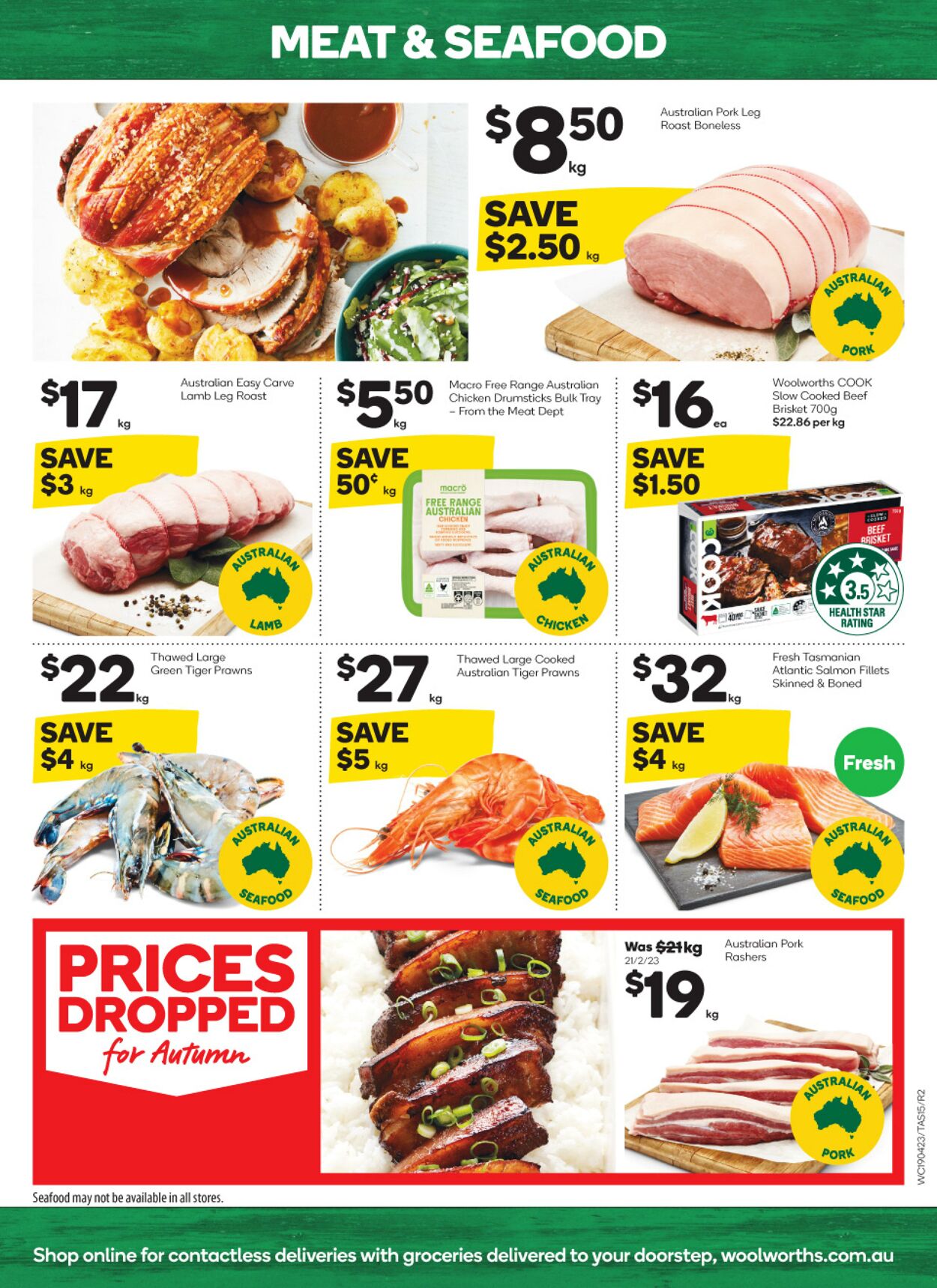 Catalogue Woolworths 19.04.2023 - 25.04.2023