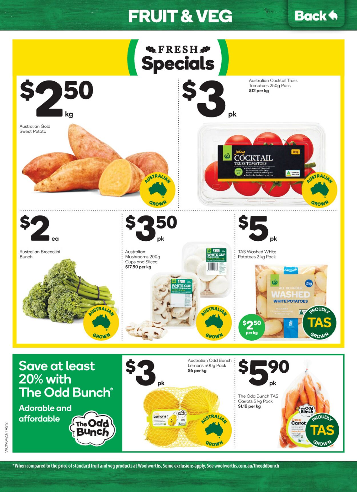 Catalogue Woolworths 19.04.2023 - 25.04.2023