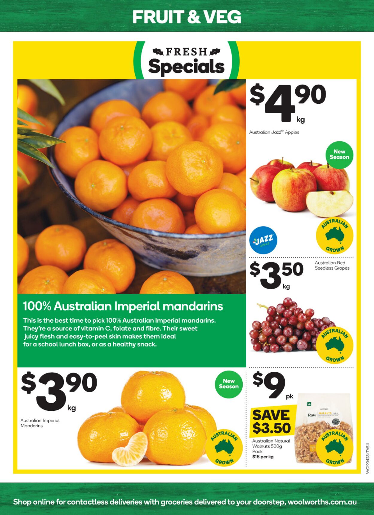 Catalogue Woolworths 19.04.2023 - 25.04.2023